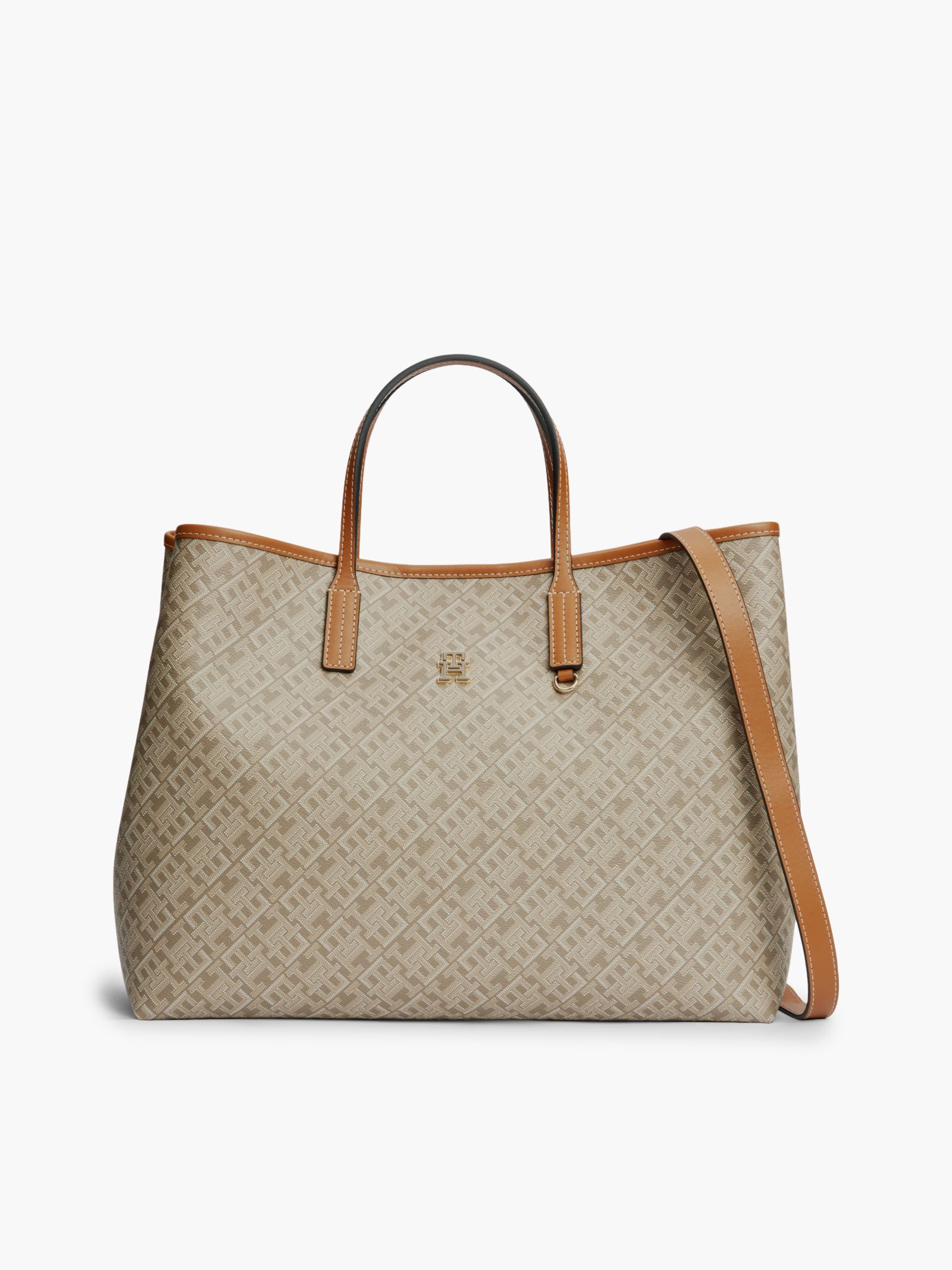 Tommy Hilfiger TH Monoplay Crossbodytas in beige