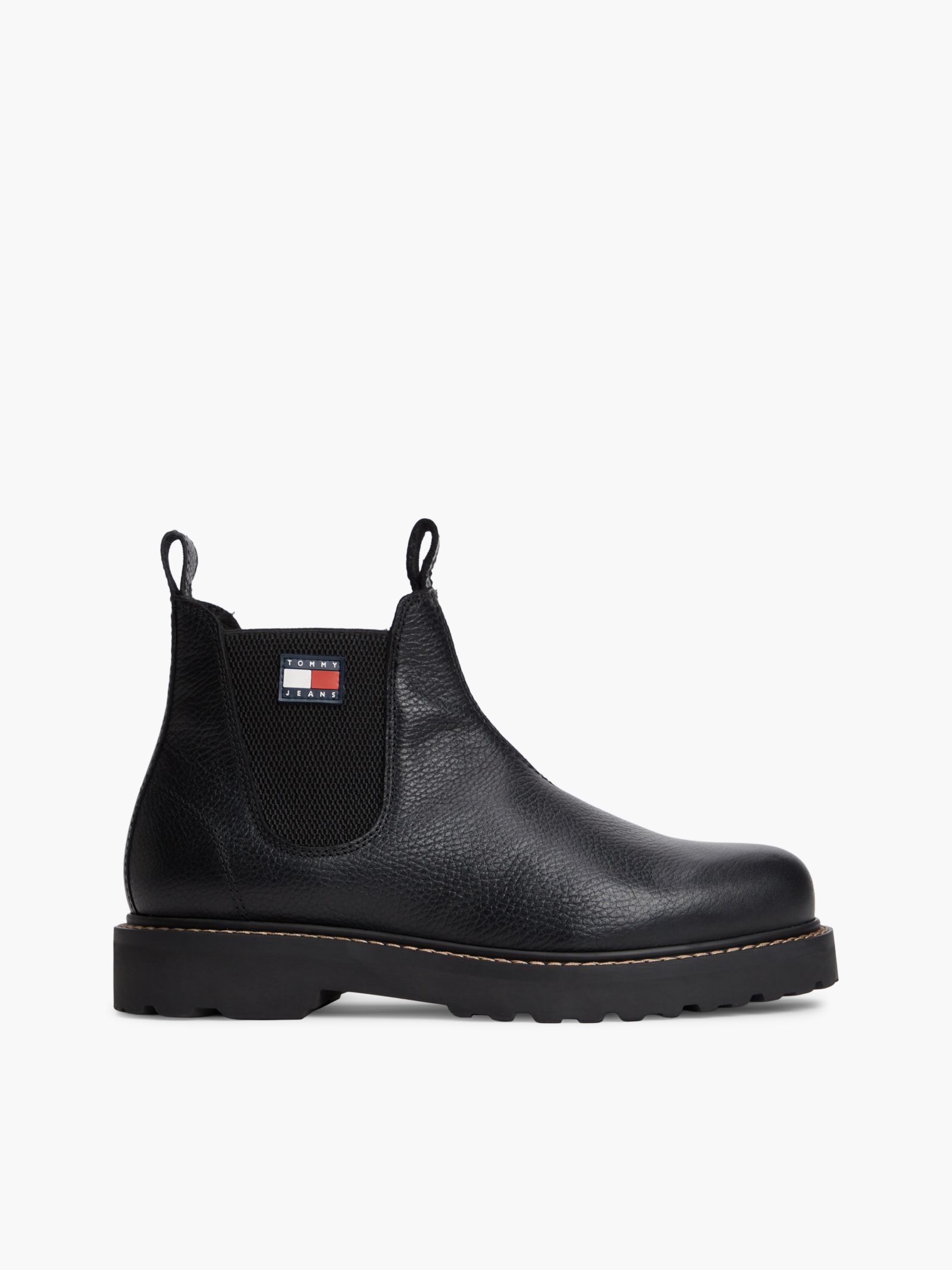 Tommy Jeans Archive leren Chelsea boot met warme voering