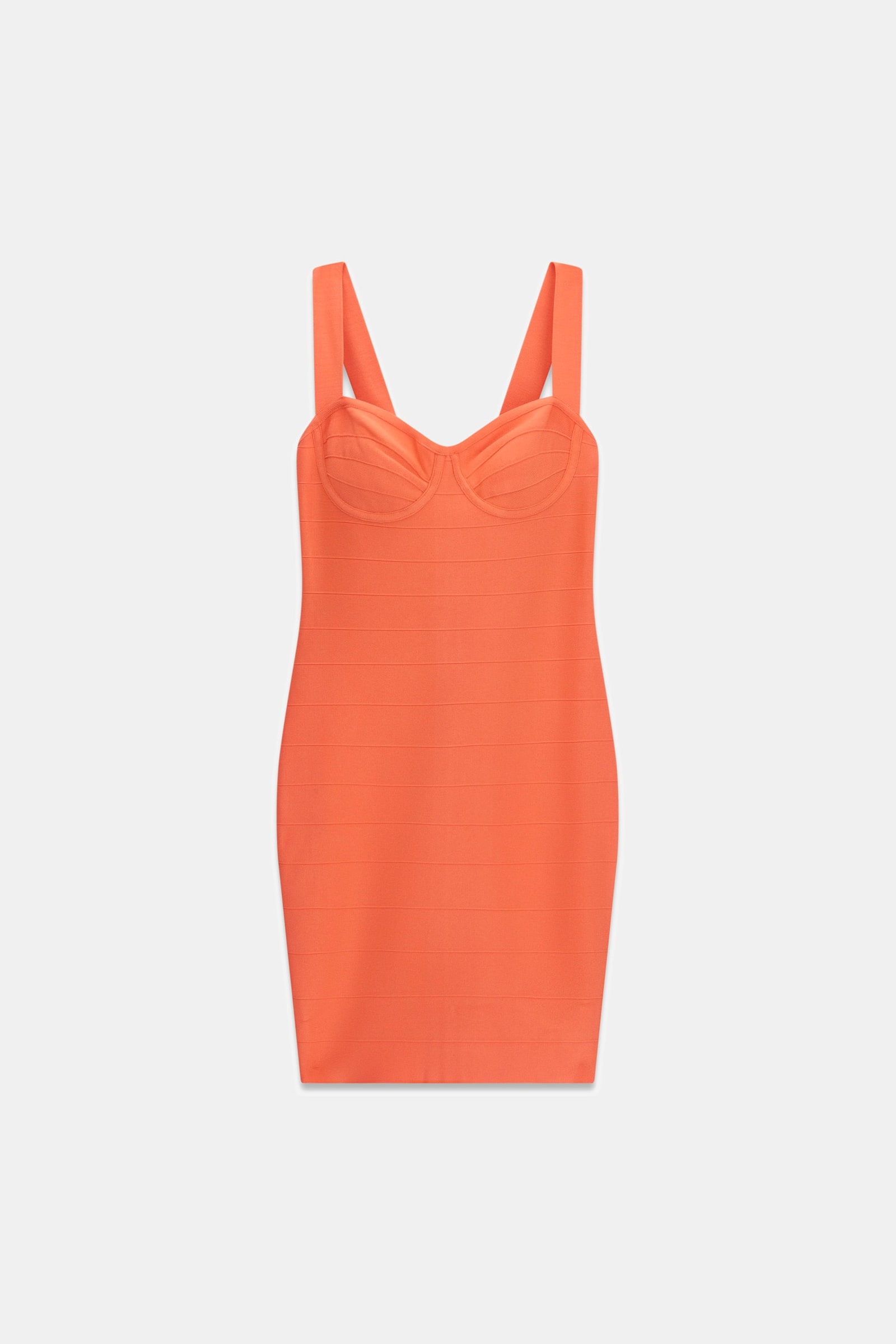 Guess Marciano Bandage Midi Jurk in oranje