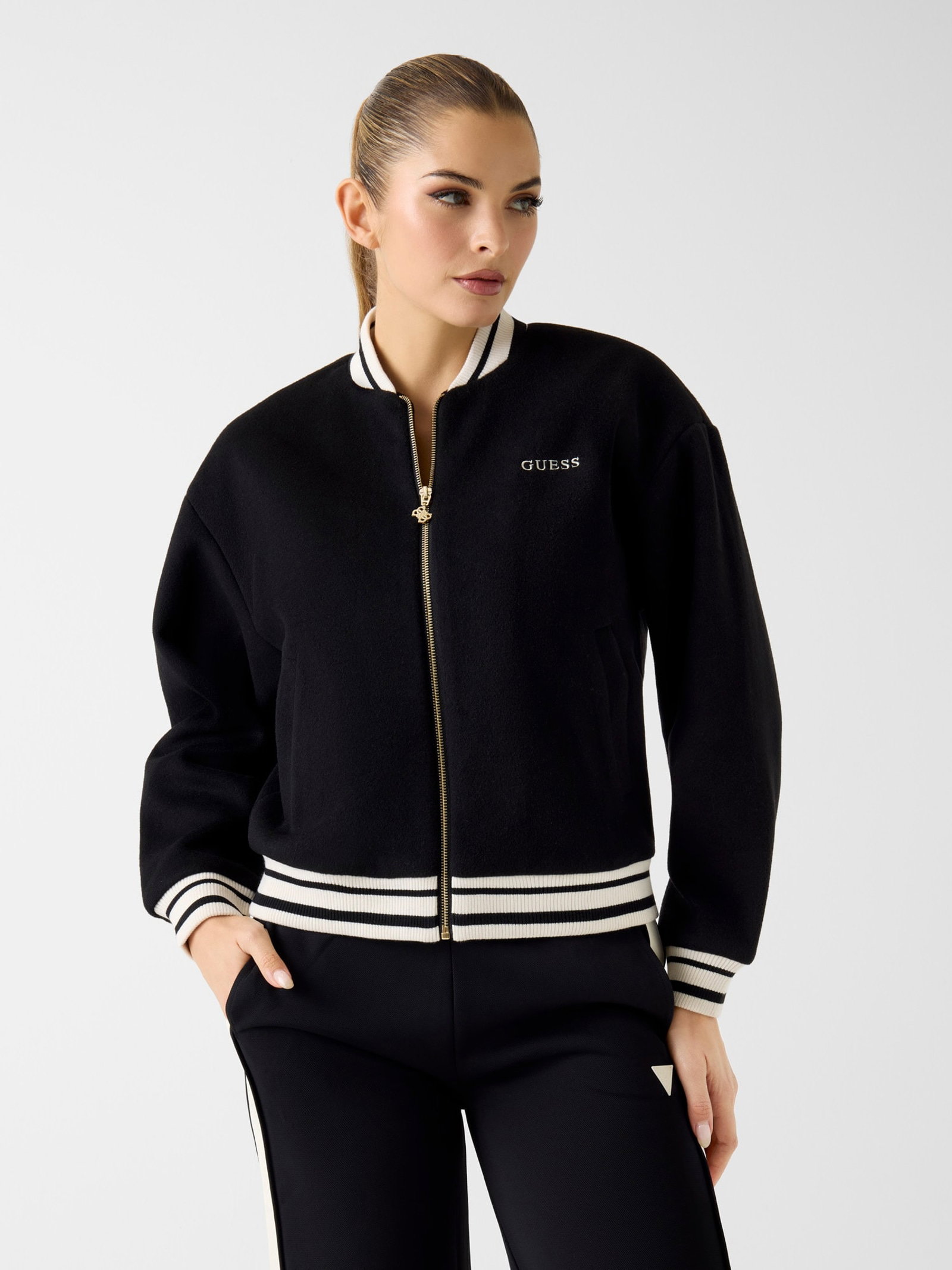 Guess Bomberjack Met Volledige Ritssluiting