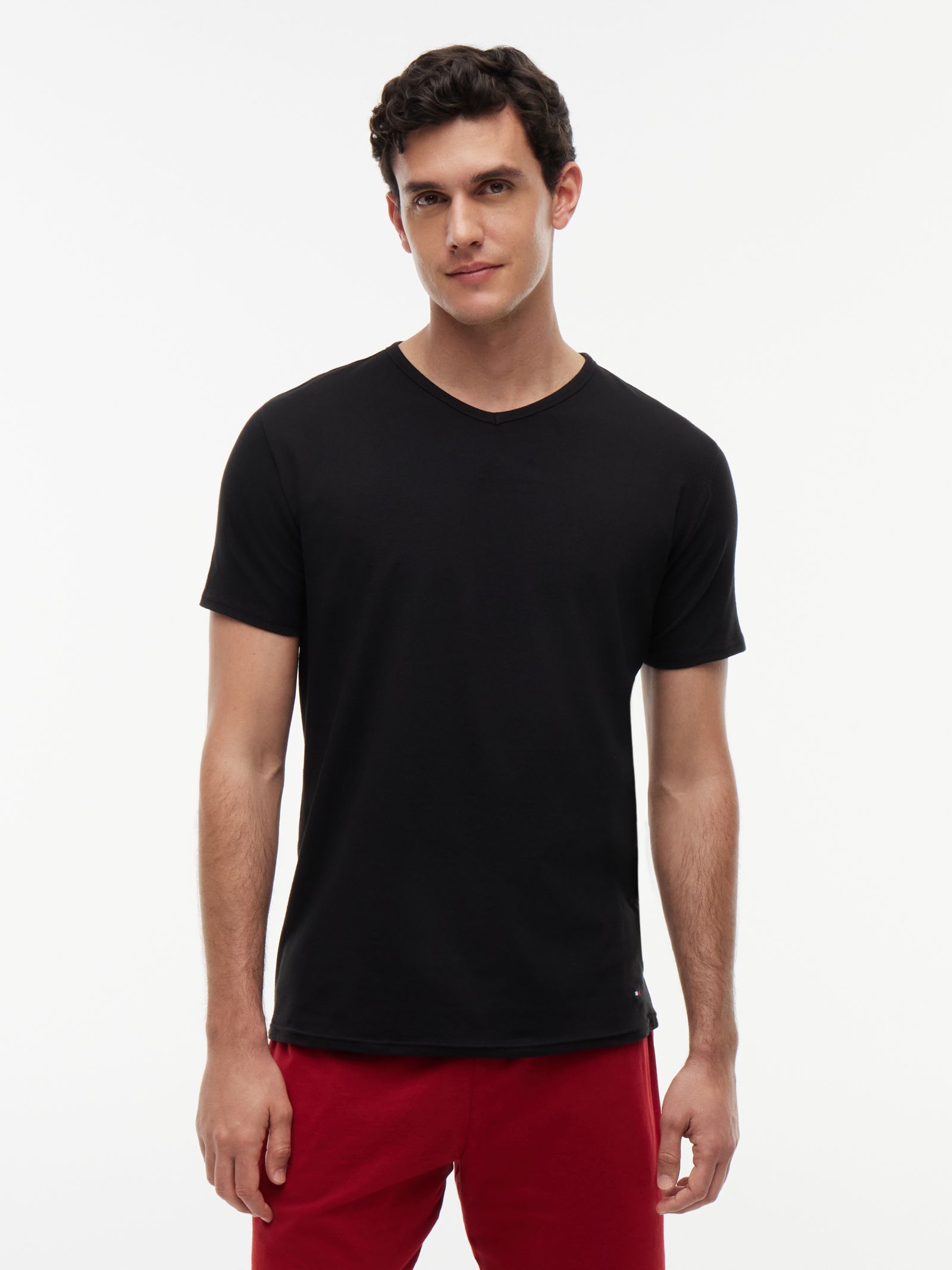 Tommy Hilfiger Premium Essential set van 3 lounge T-Shirts in zwart