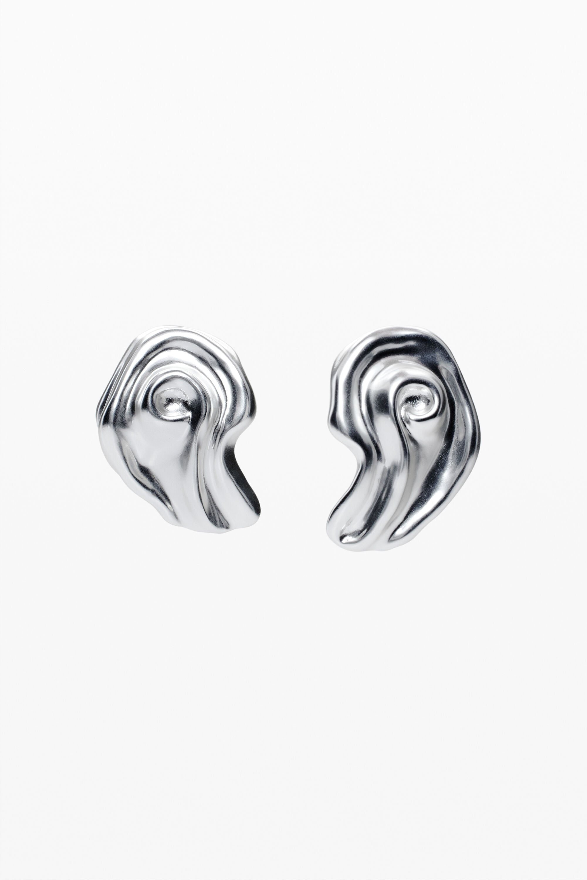 Desigual Oorbellen schelp zilverbad Zalio