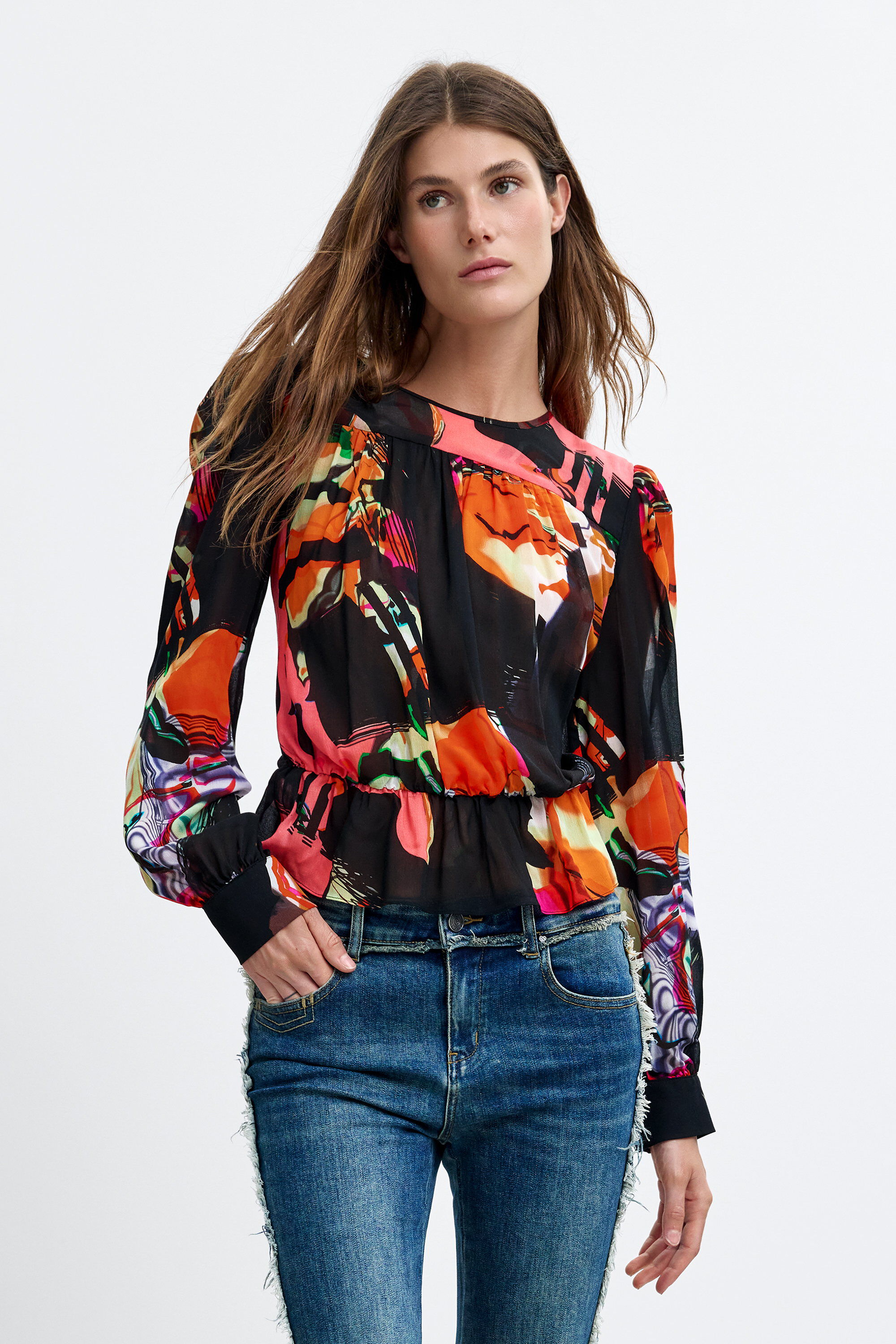 Desigual Bedrukte Blouse M. C. Lacroix