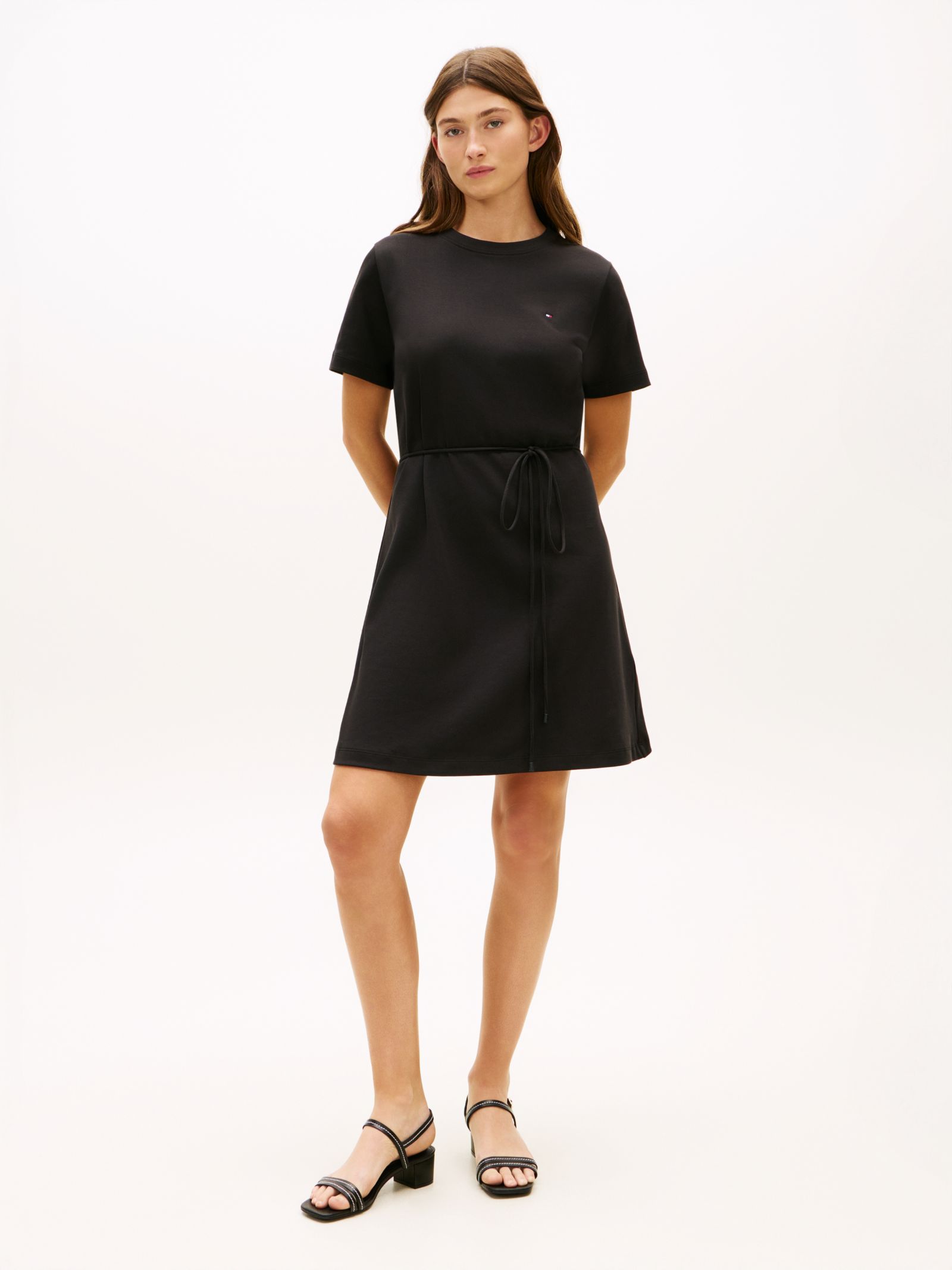 Tommy Hilfiger Mini T-shirtjurk van interlock