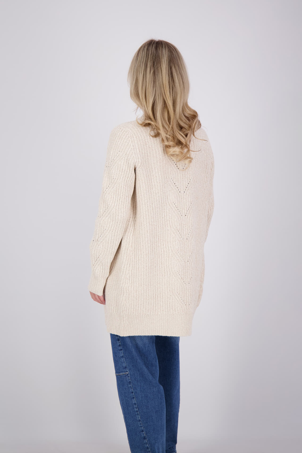 Object Gebreid Vest Sally Beige dames