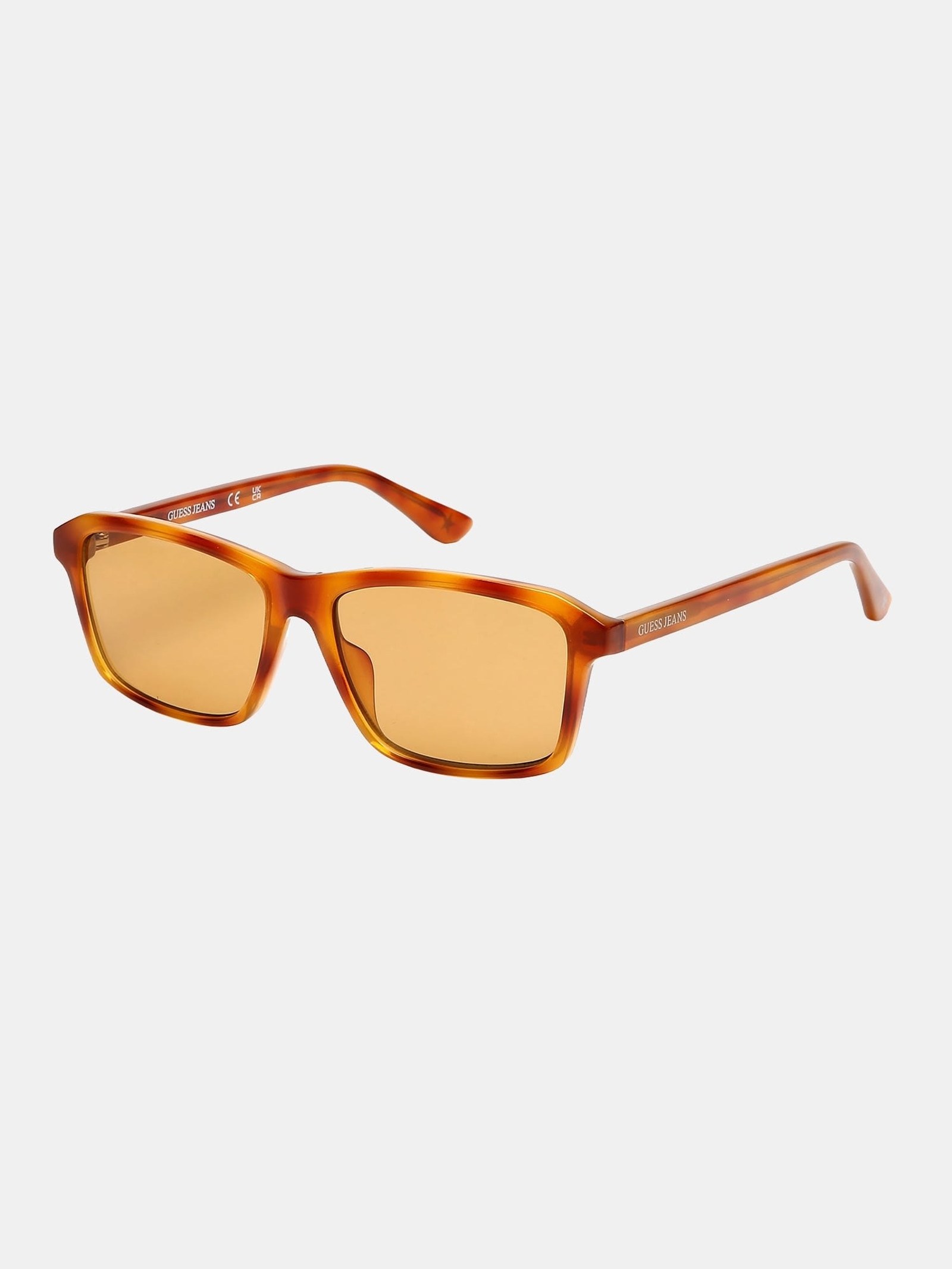 Guess Vierkante Zonnebril for men in geel