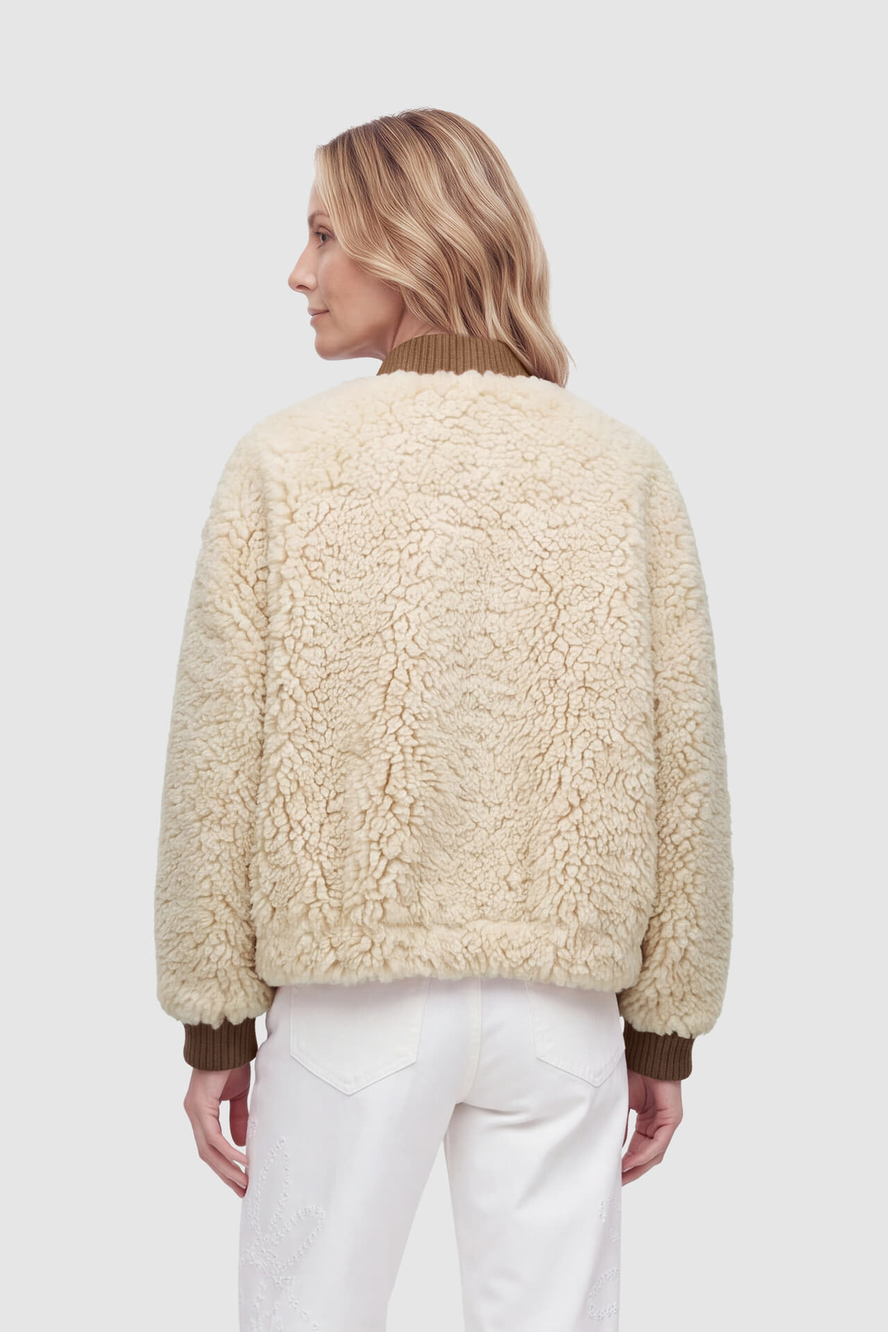 The Shirt Project Jas Teddy Beige dames