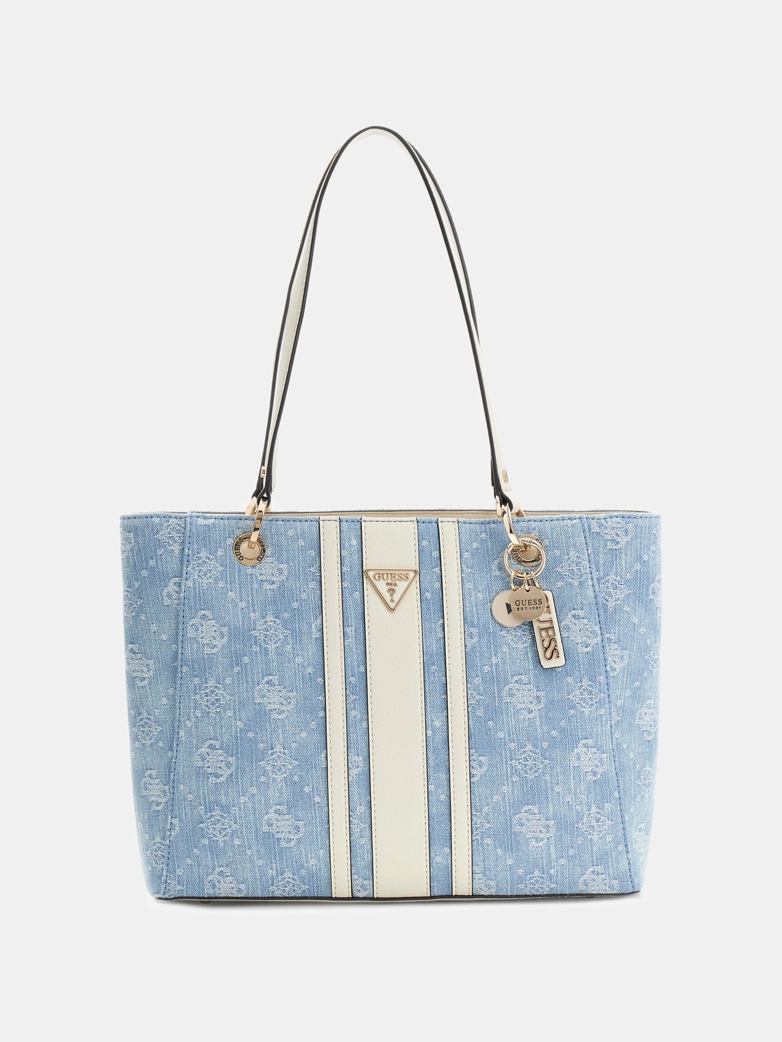 Guess Noelle Tote Tas in blauw