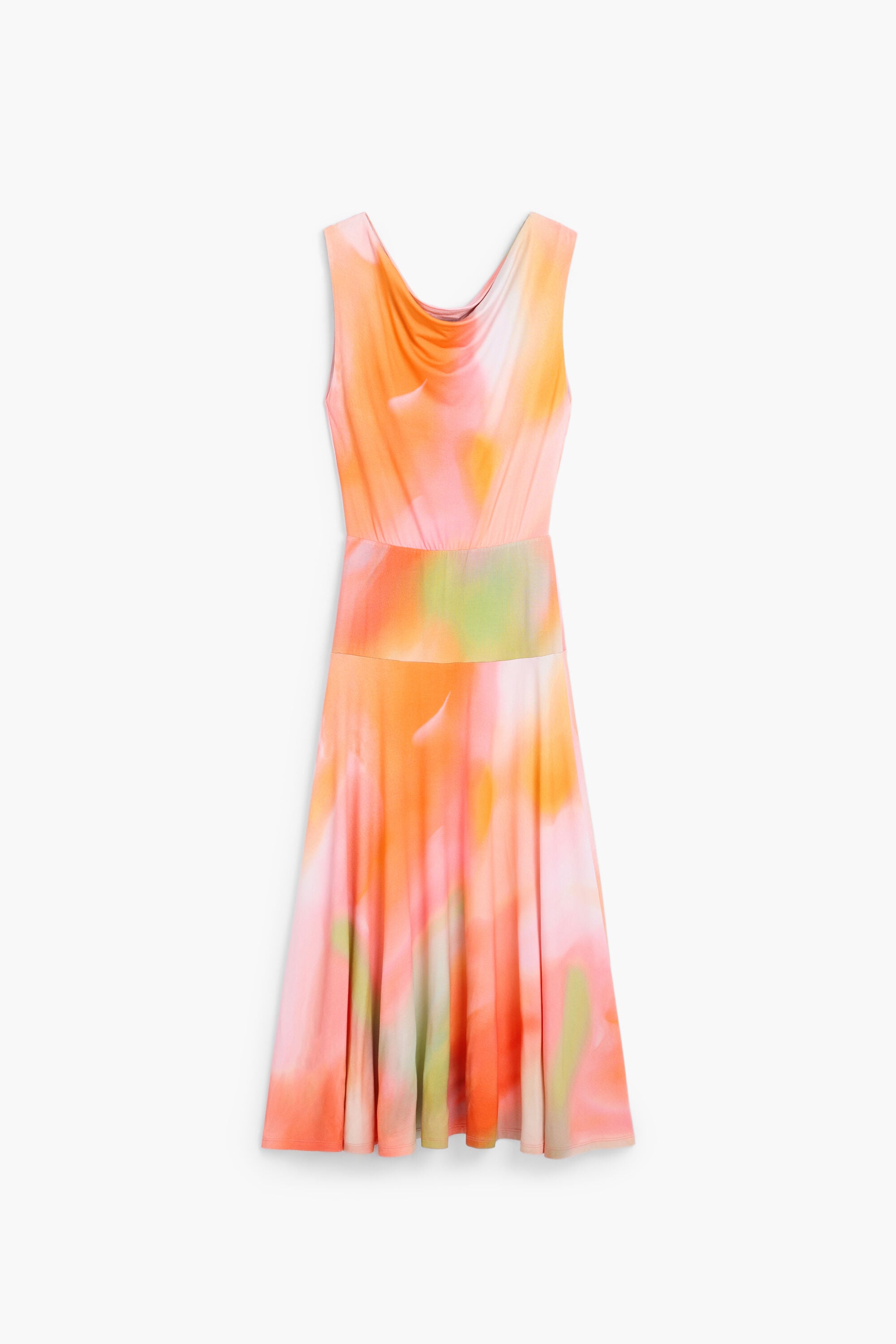 Desigual Asymmetrische lange jurk
