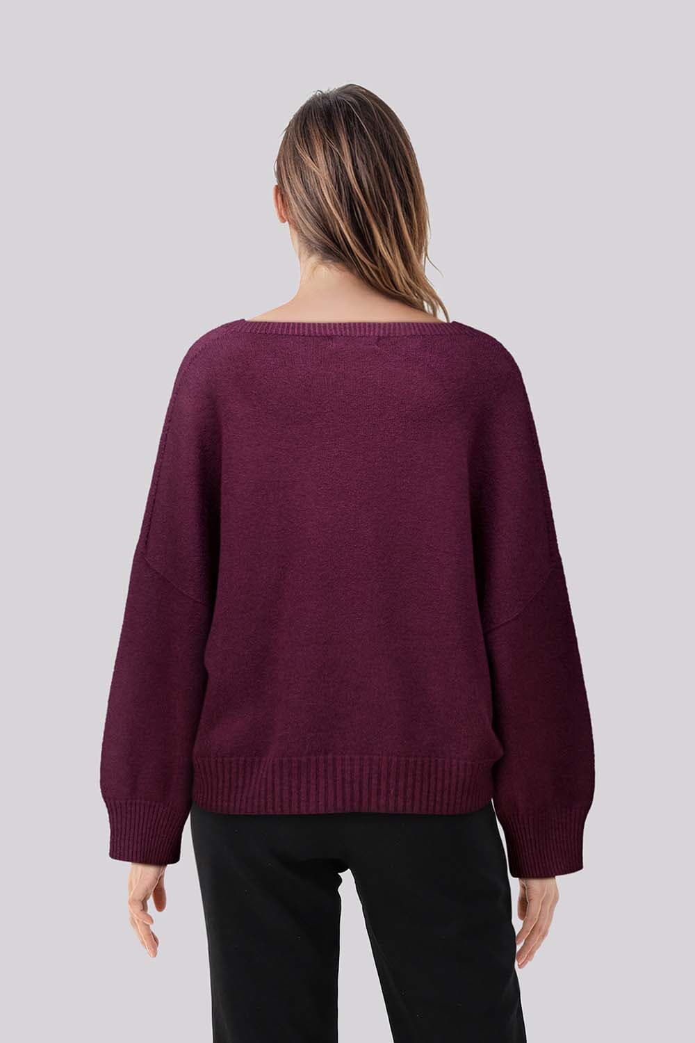 Bomont Trui Bordeaux Rood dames