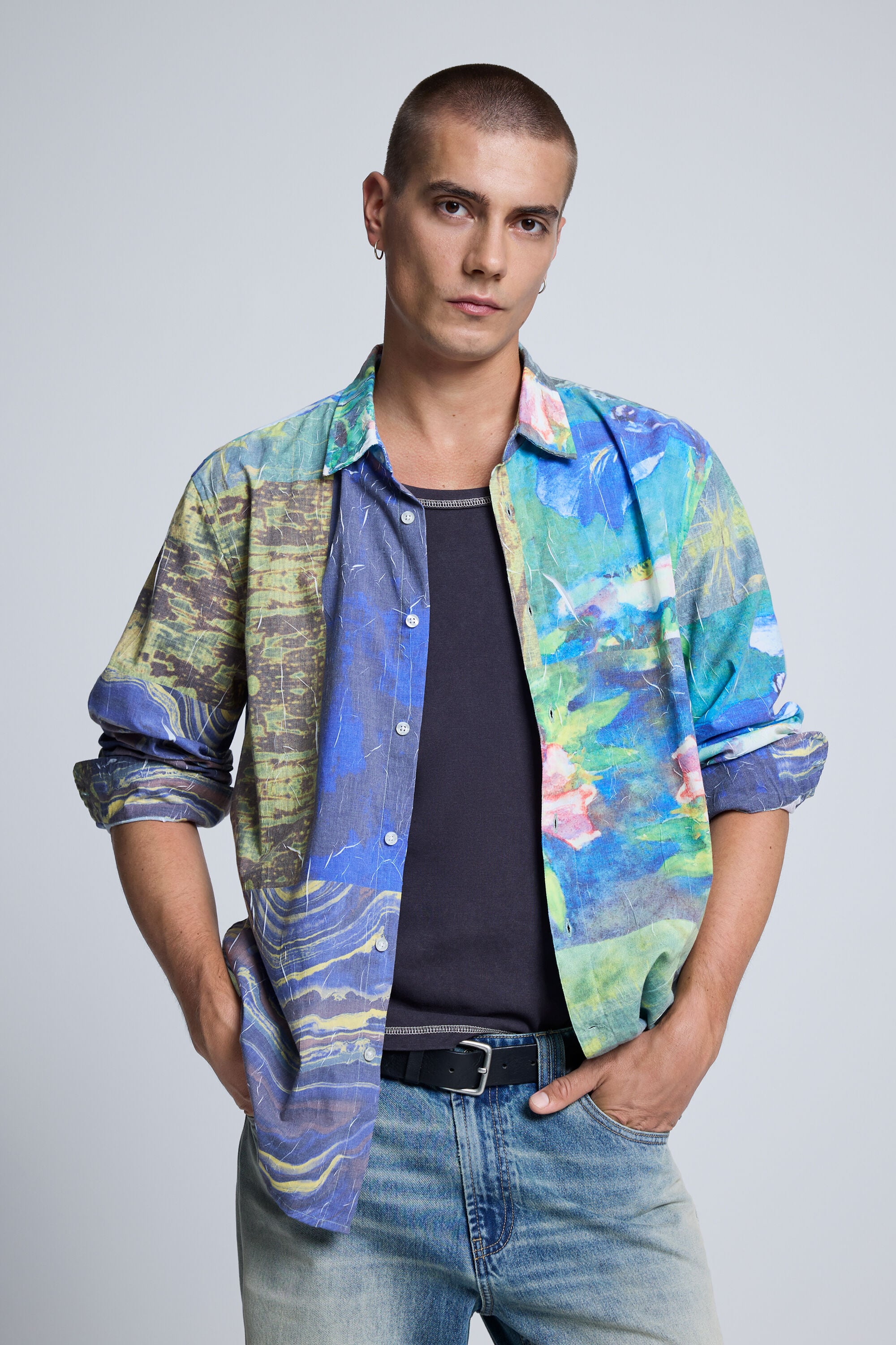 Desigual Overhemd met paisleyprint