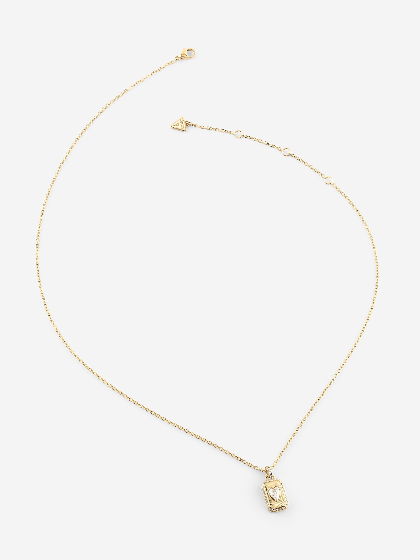 Guess Crystal Love Ketting in goud