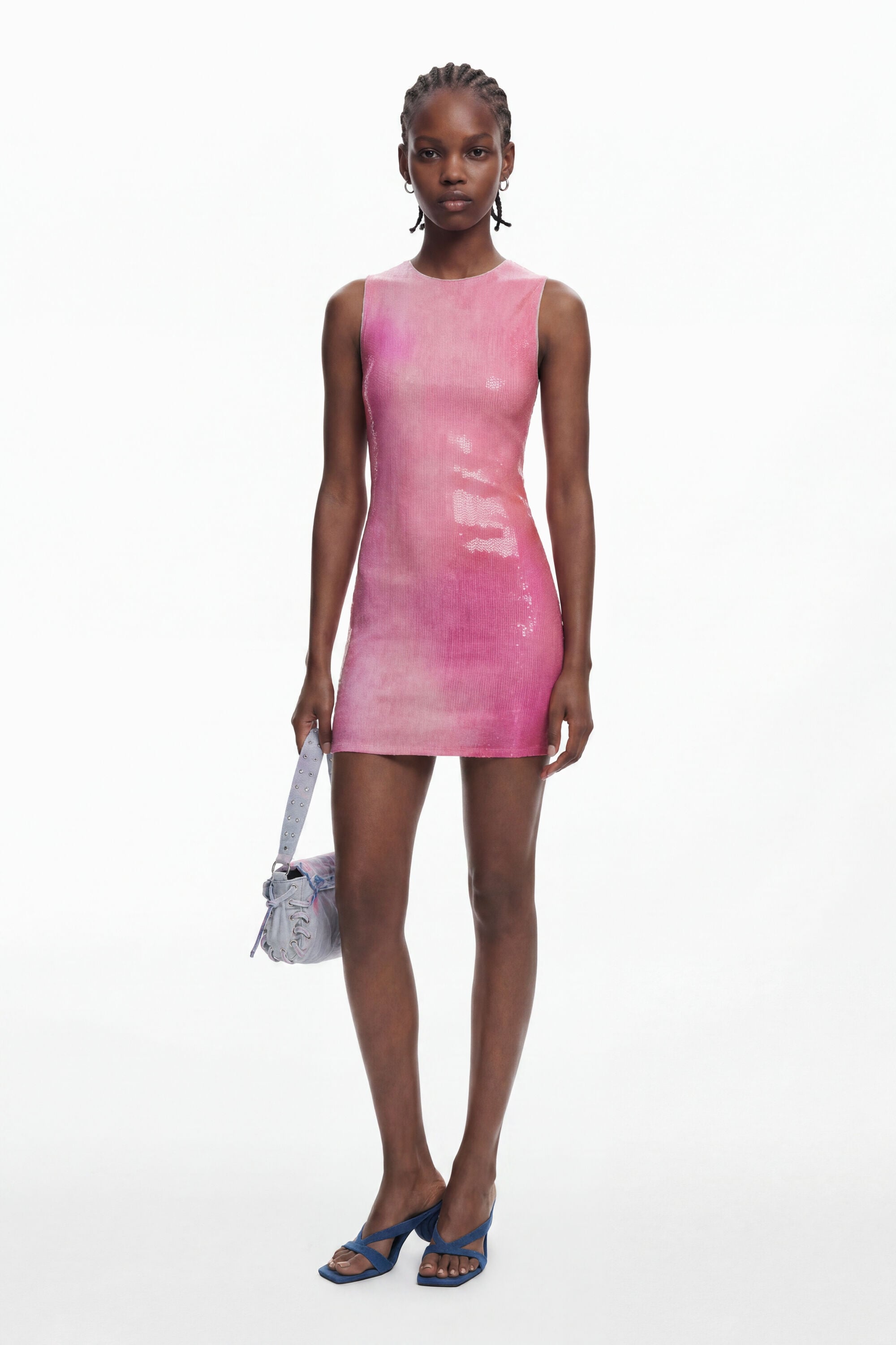 Desigual Glanzende korte jurk