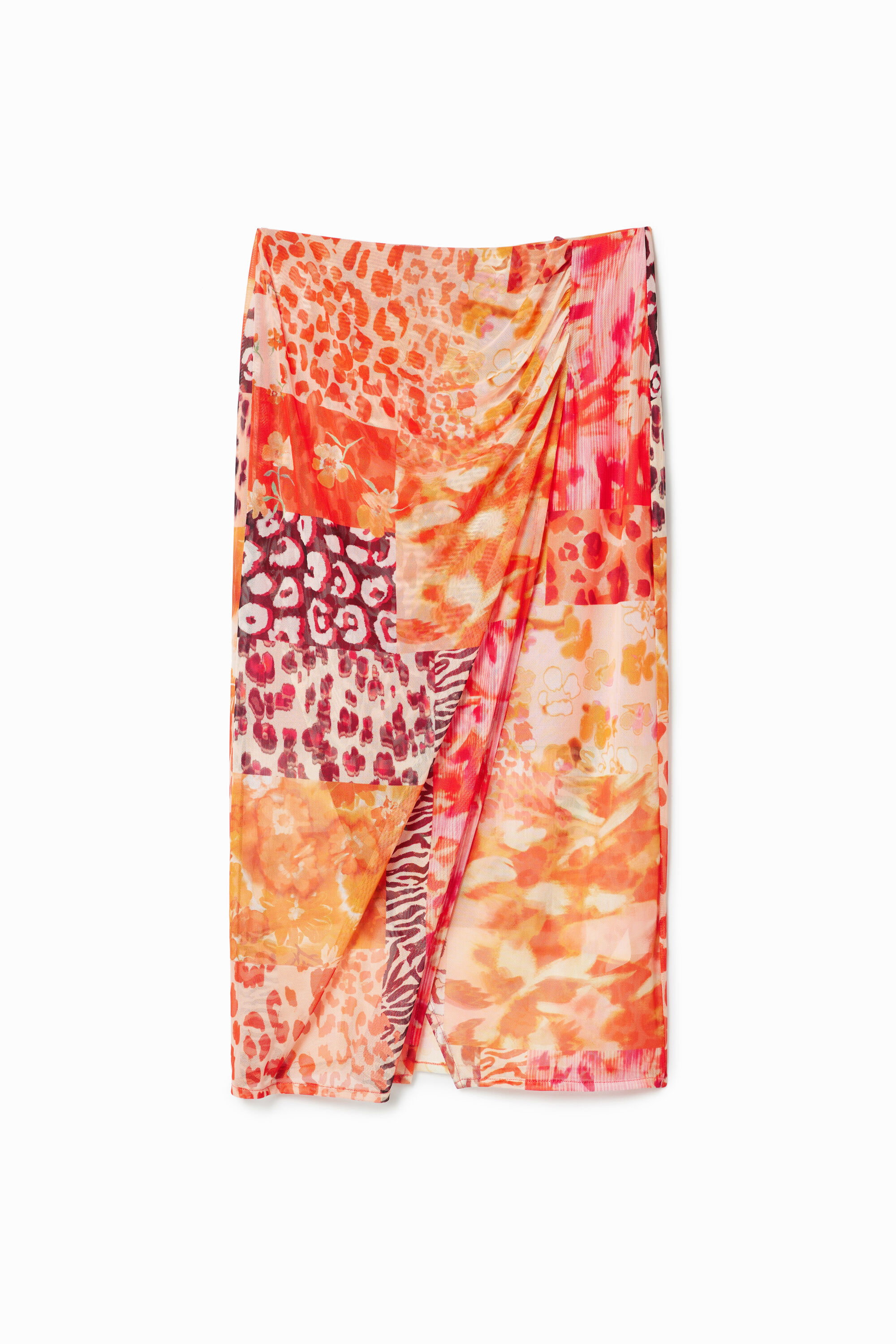 Desigual Tulen midirok met patch