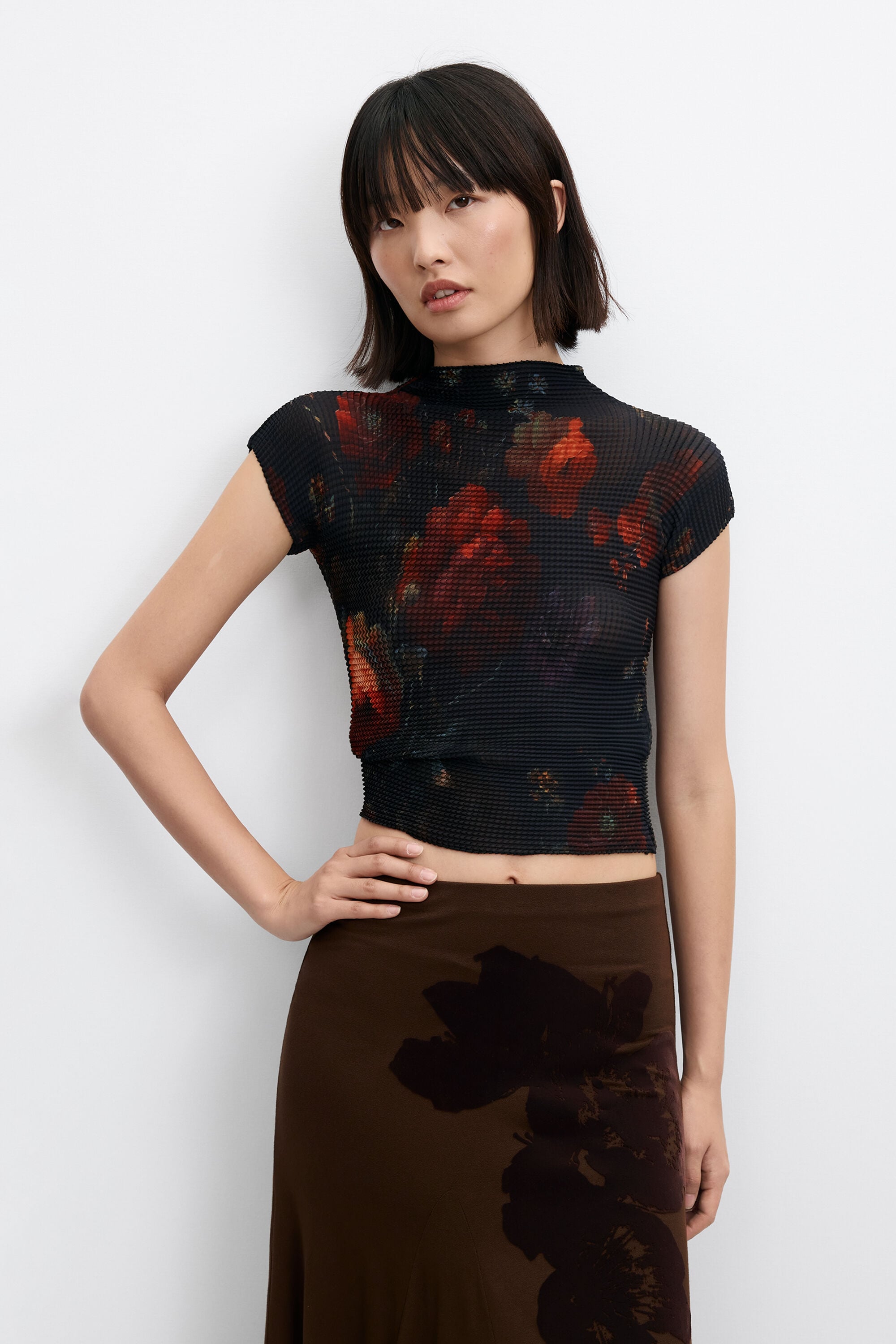 Desigual bloes met bloemenprint