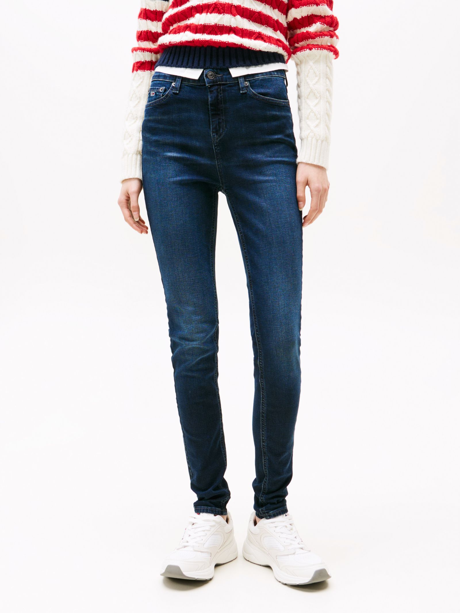 Tommy Jeans Nora medium rise skinny jeans in blauw