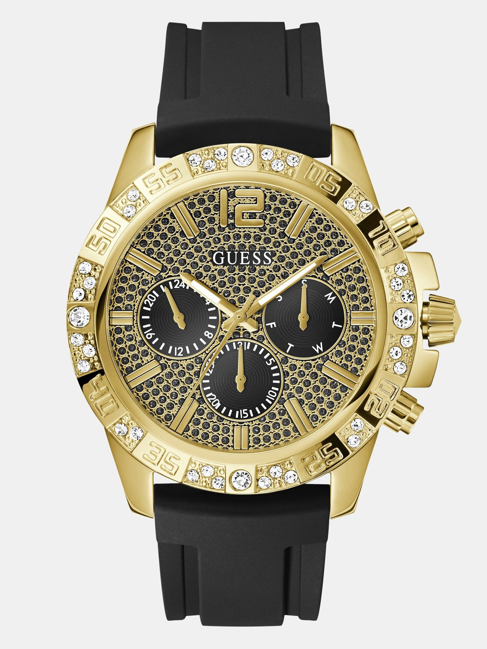 Guess Multifunctioneel Horloge Silicone 48 Mm