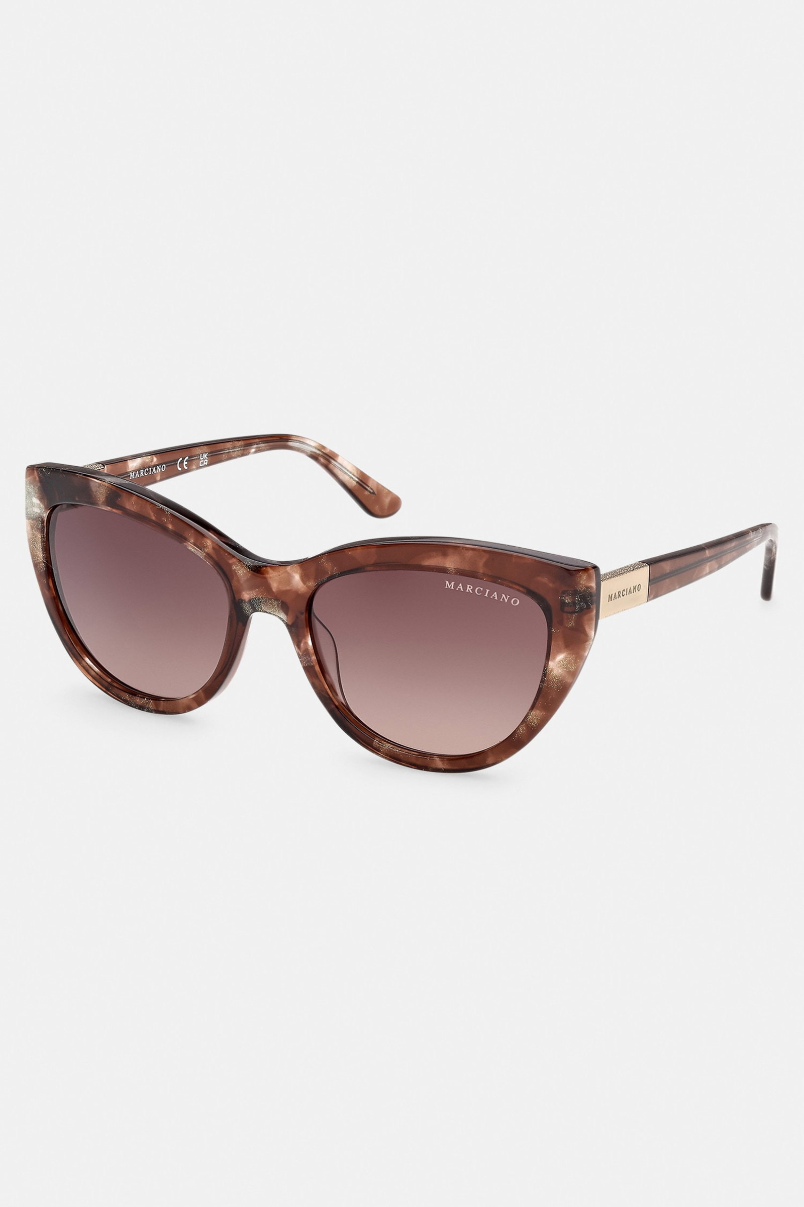 Guess Marciano Cat-Eye-Zonnebril in bruin