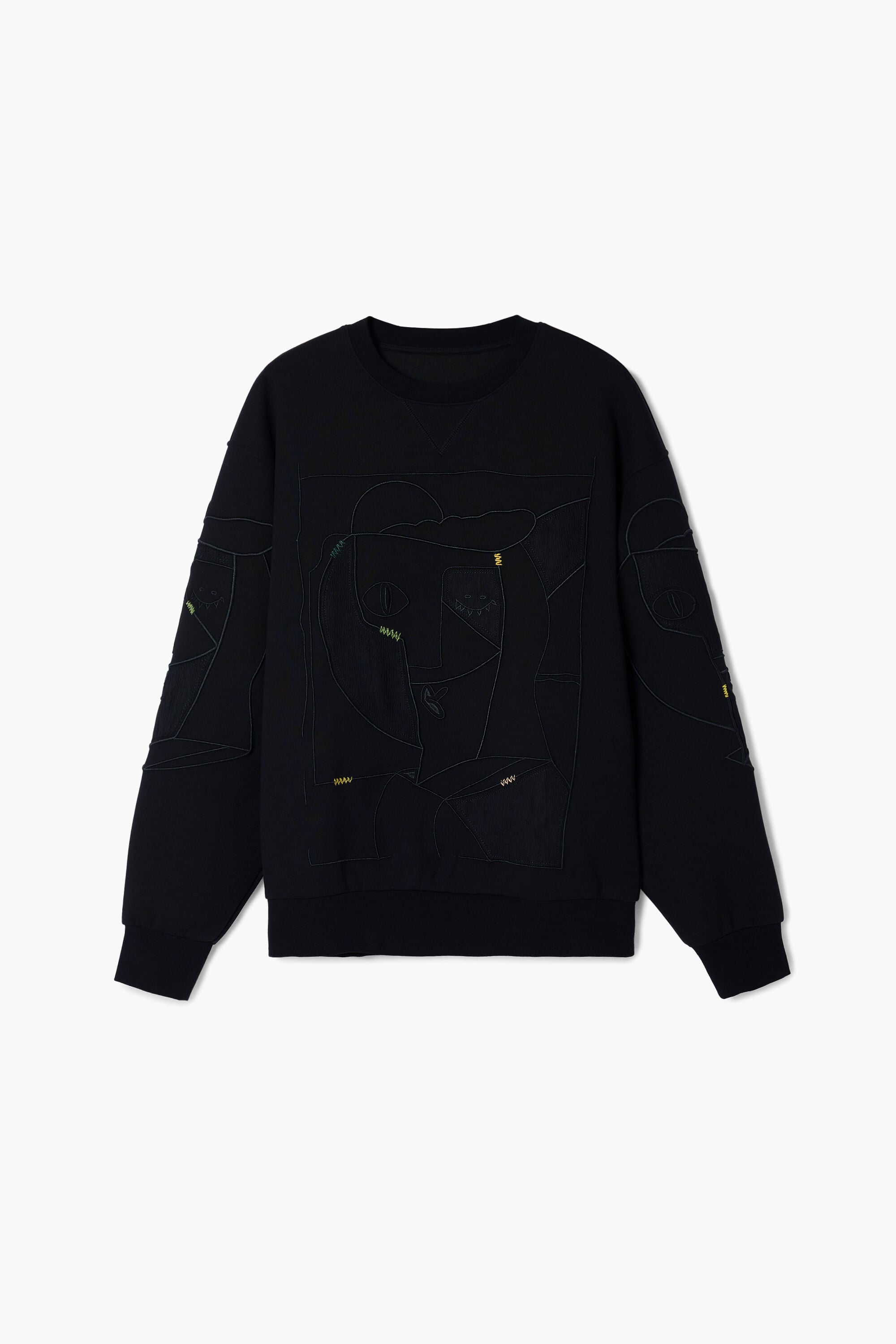 Desigual Sweatshirt met contrasterende borduursels