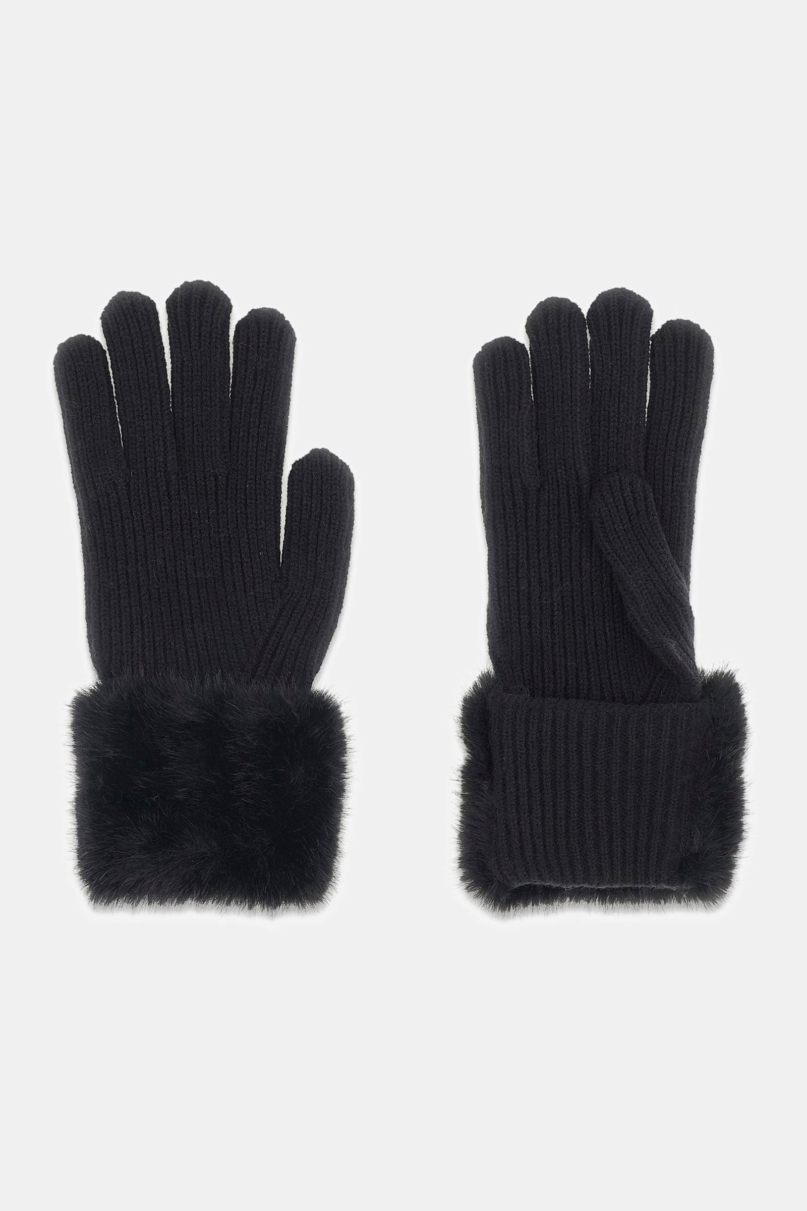 Guess Handschoenen Van Imitatiebont