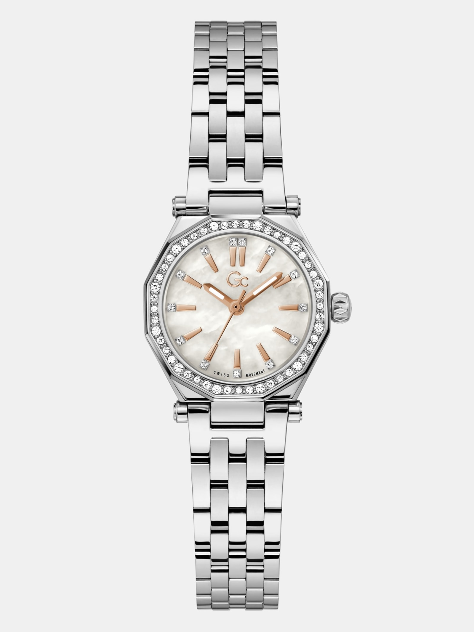 Guess Gc Roestvrijstalen Horloge 26 Mm in zilver