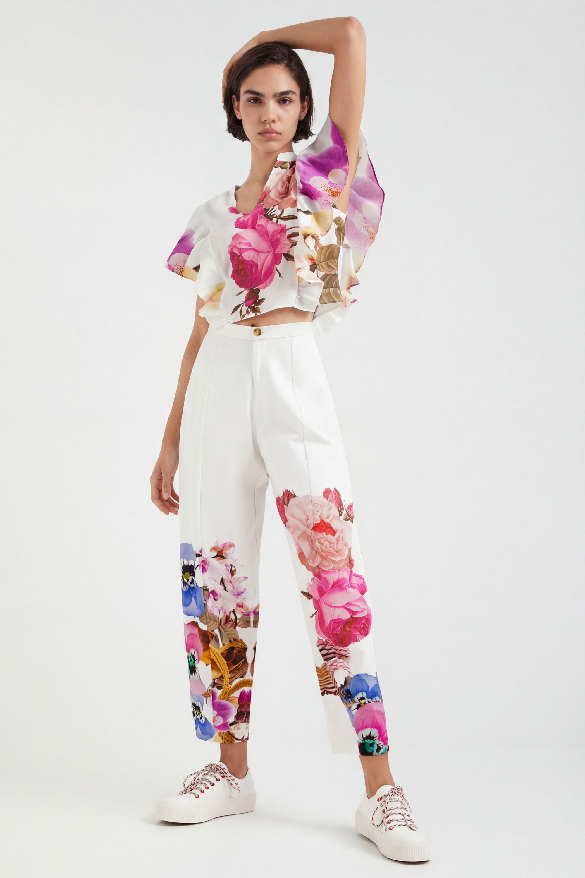 Desigual Gebloemde baggy broek M. Christian Lacroix