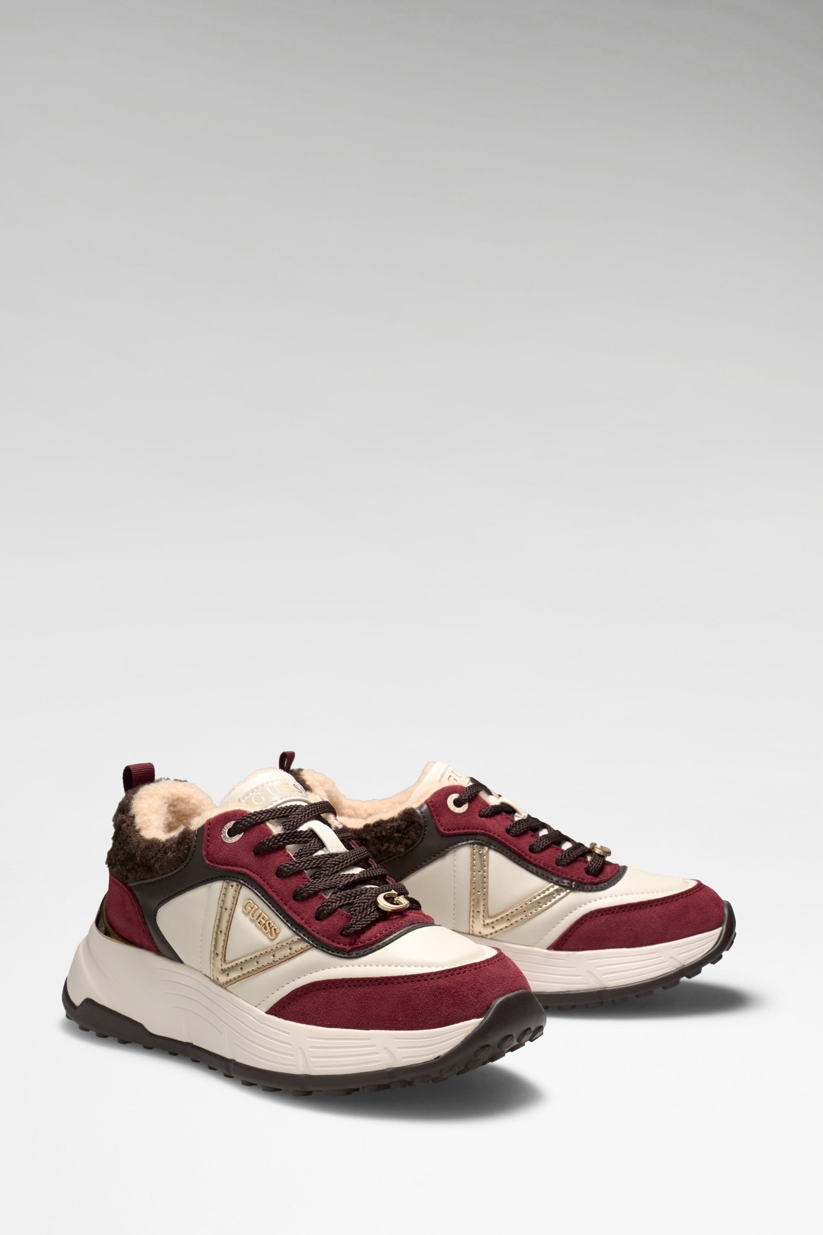 Guess Facter Hardloopschoenen Van Kunstleer