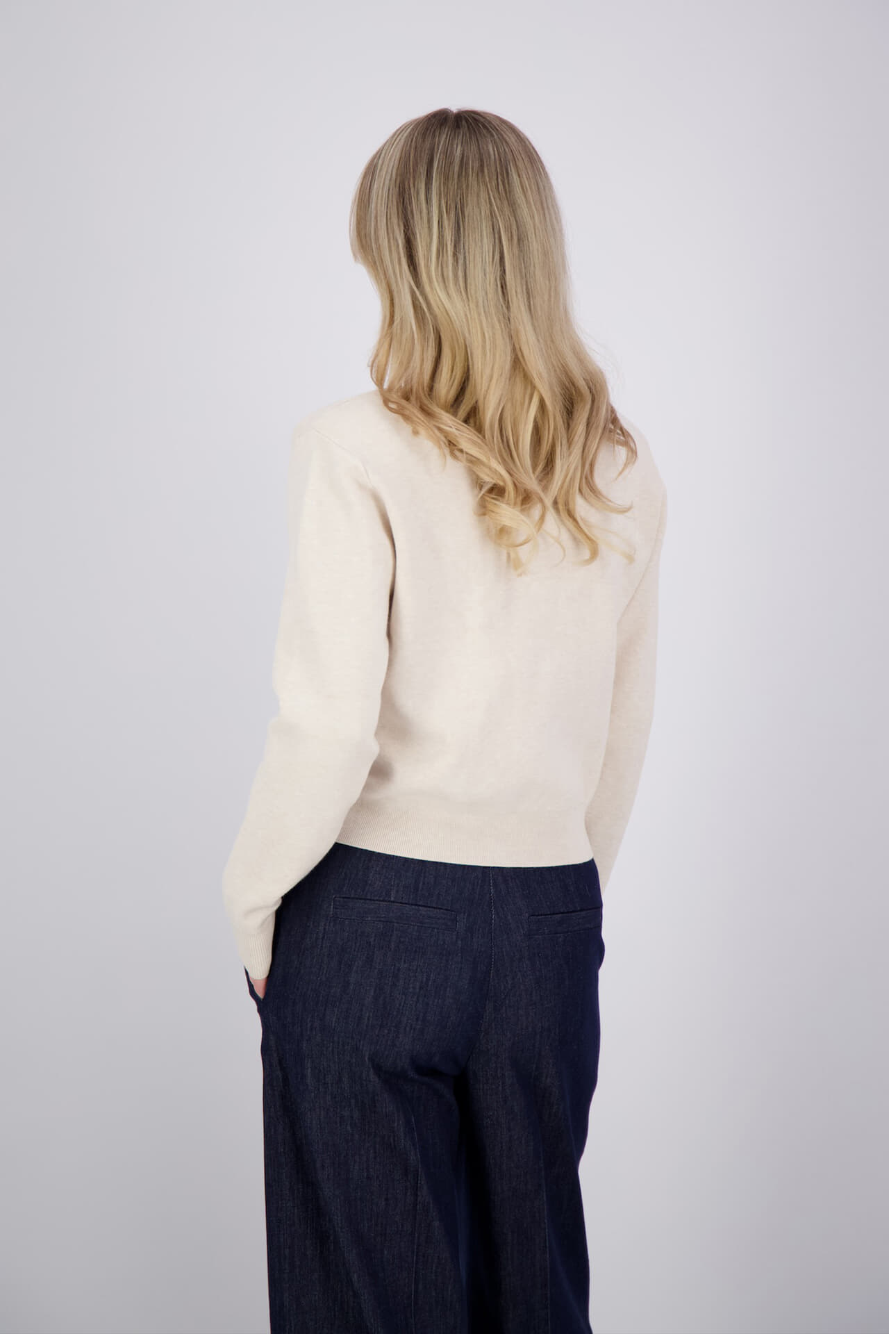 Josh V Vest Fliss Off White dames