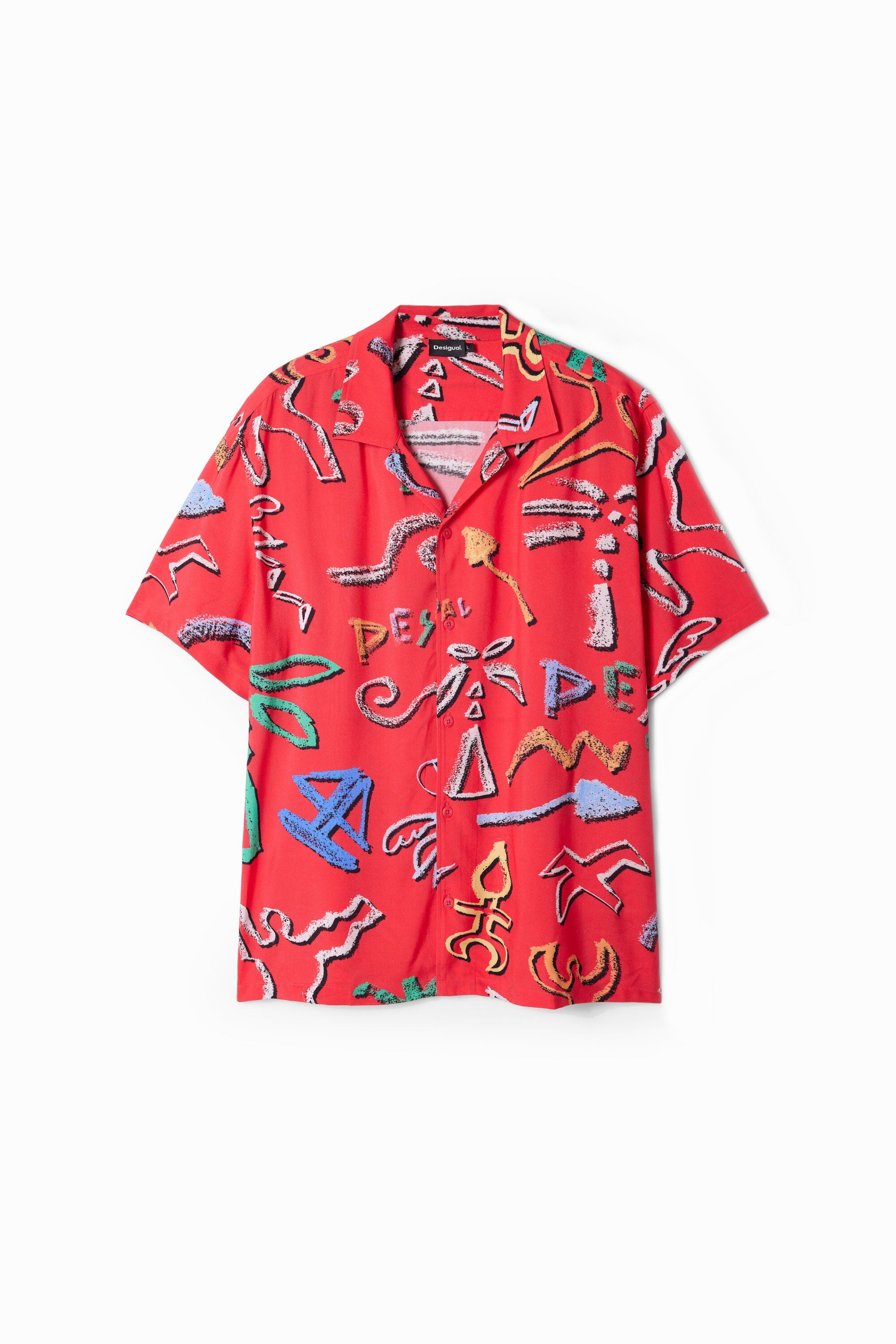 Desigual Shirt met artistieke motieven