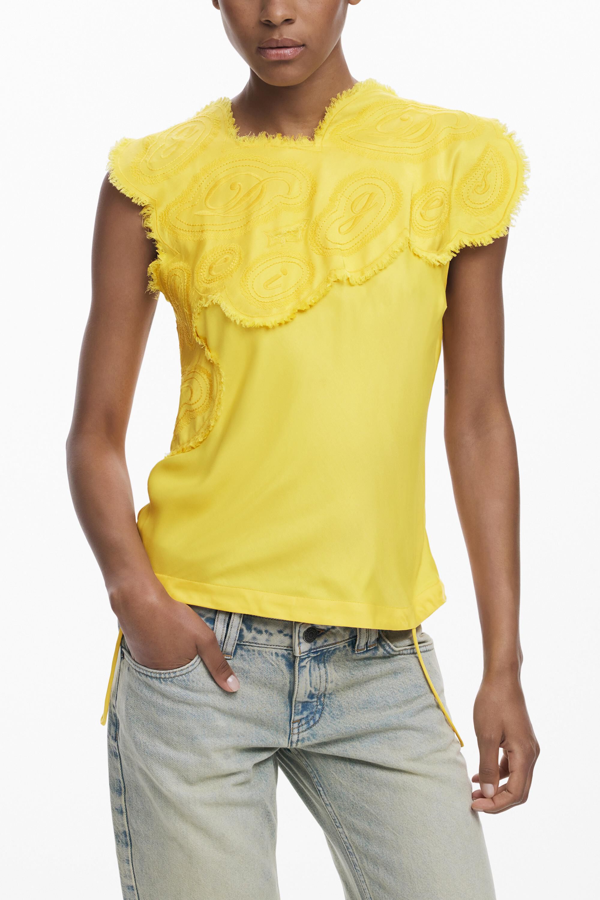 Desigual Geborduurde blouse
