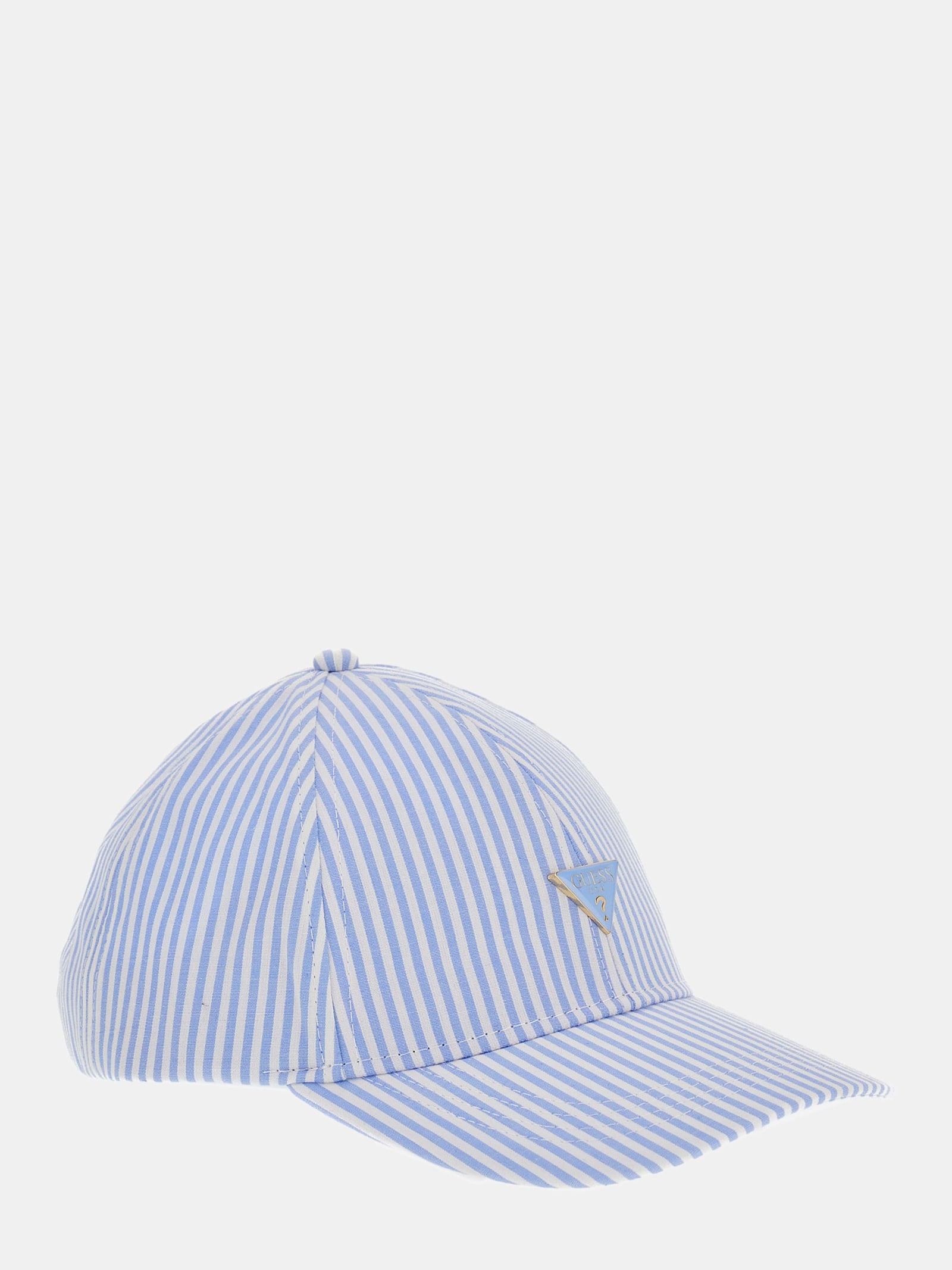 Guess Gestreepte Honkbalpet in blauw