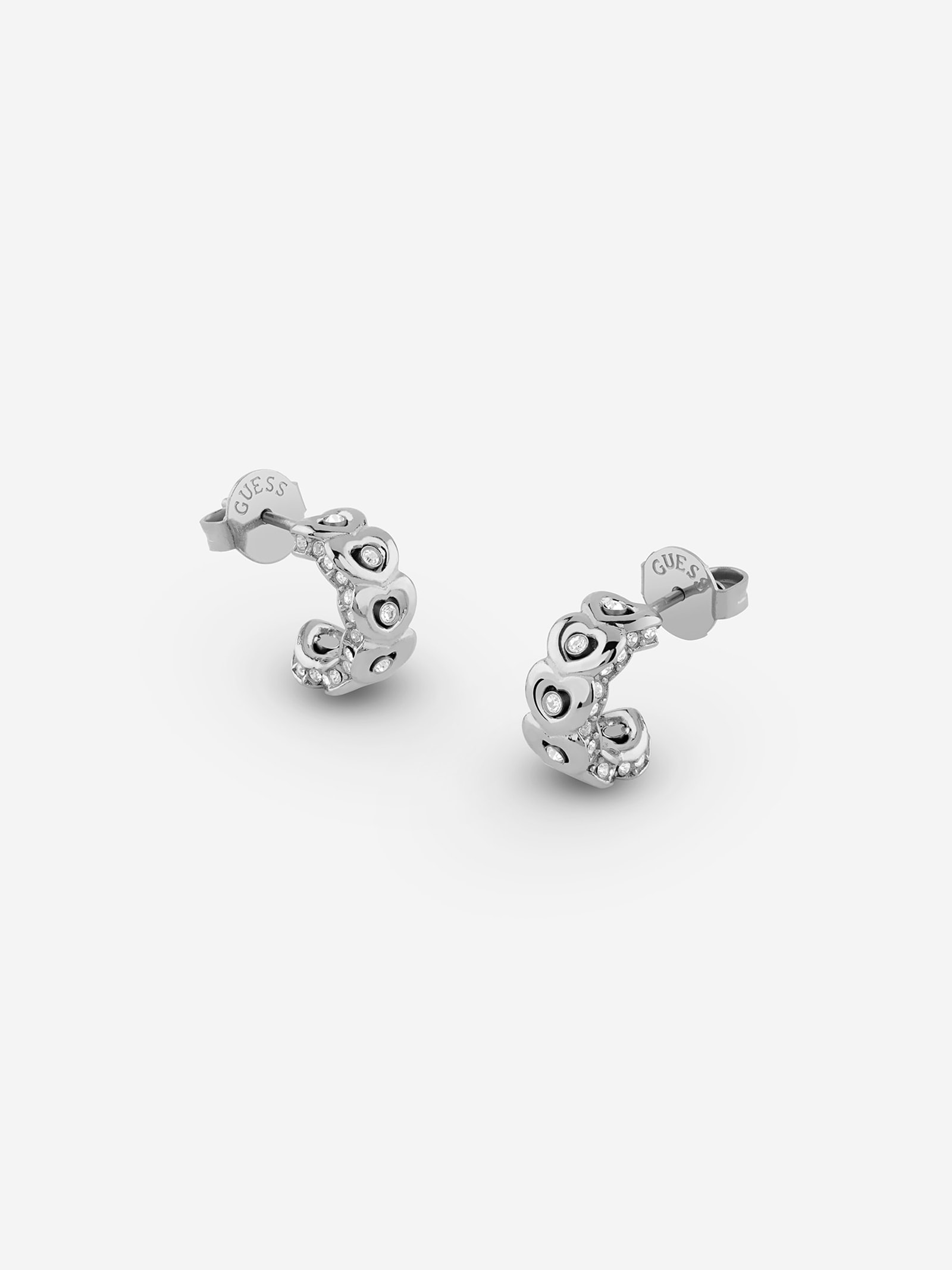 Guess Oorbellen L.O.V.E. in zilver