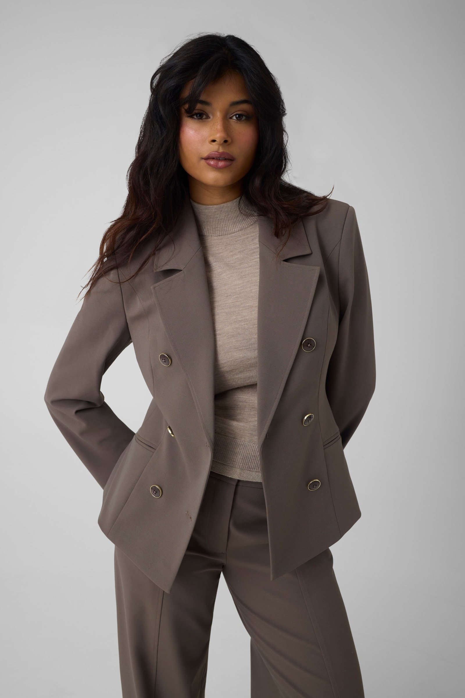 Guess Blazer Met Dubbele Rij Knopen