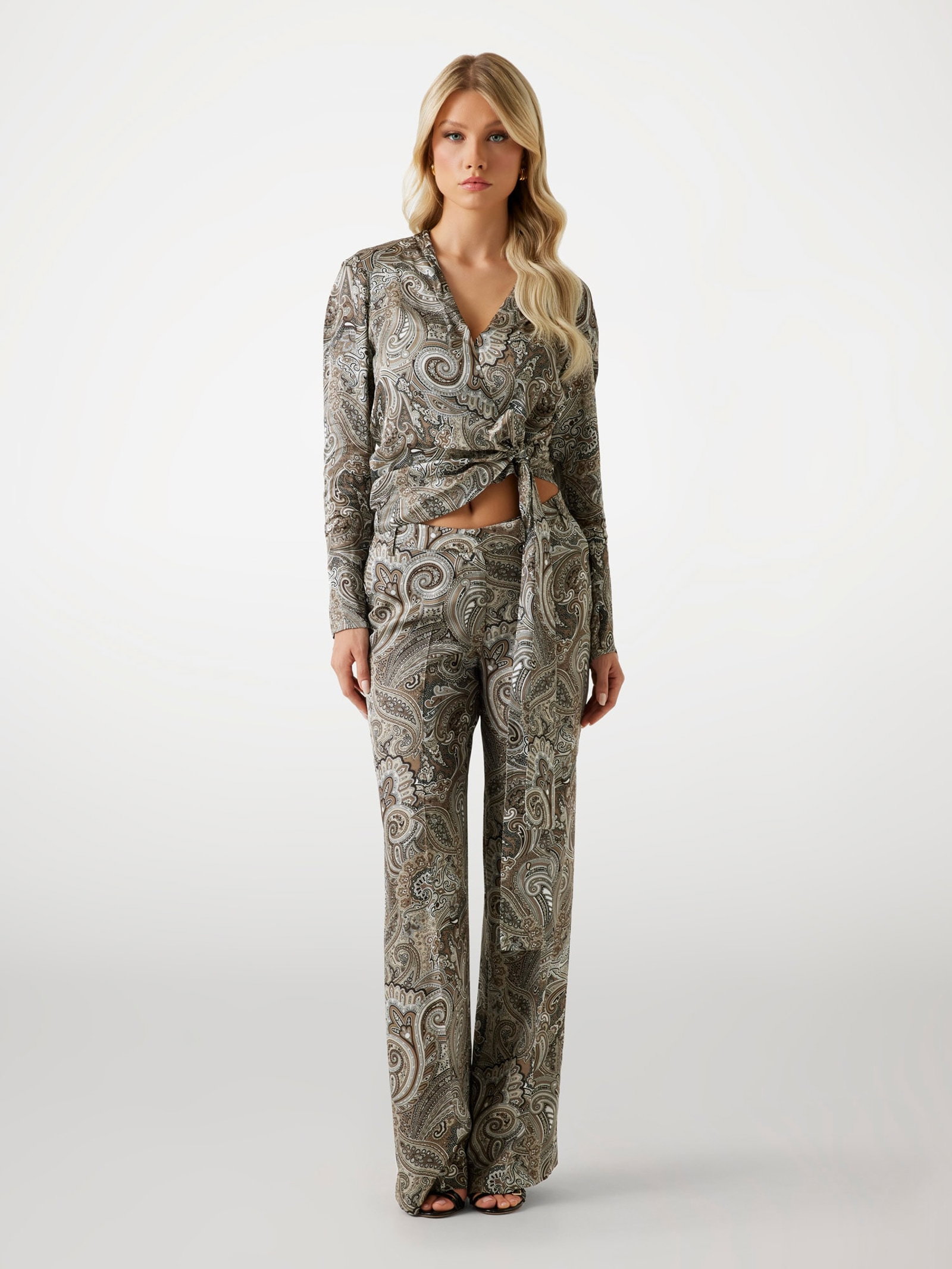 Guess Marciano Broek Met Paisley-Print in multicolor
