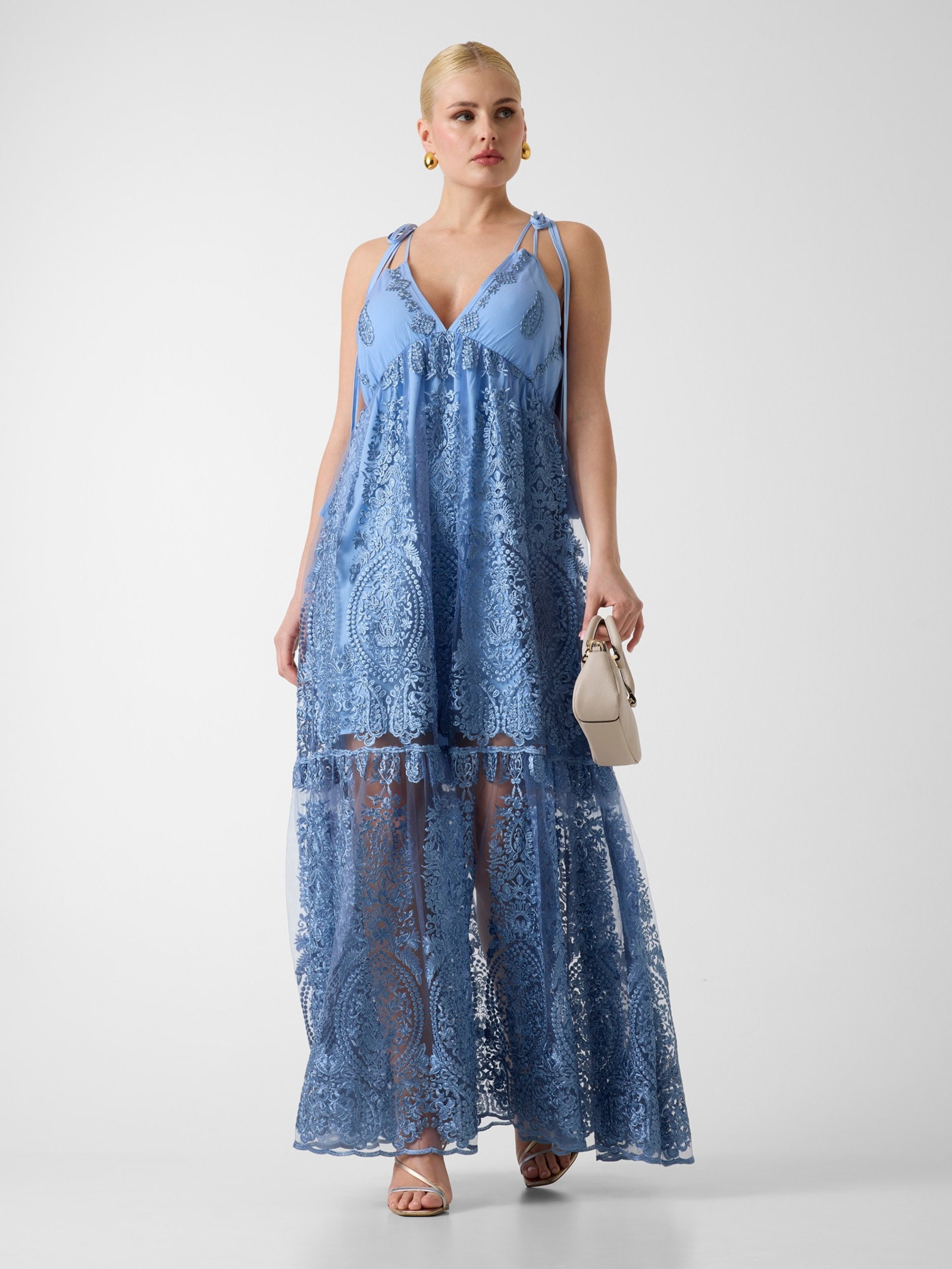 Guess Geborduurde Maxi Dress