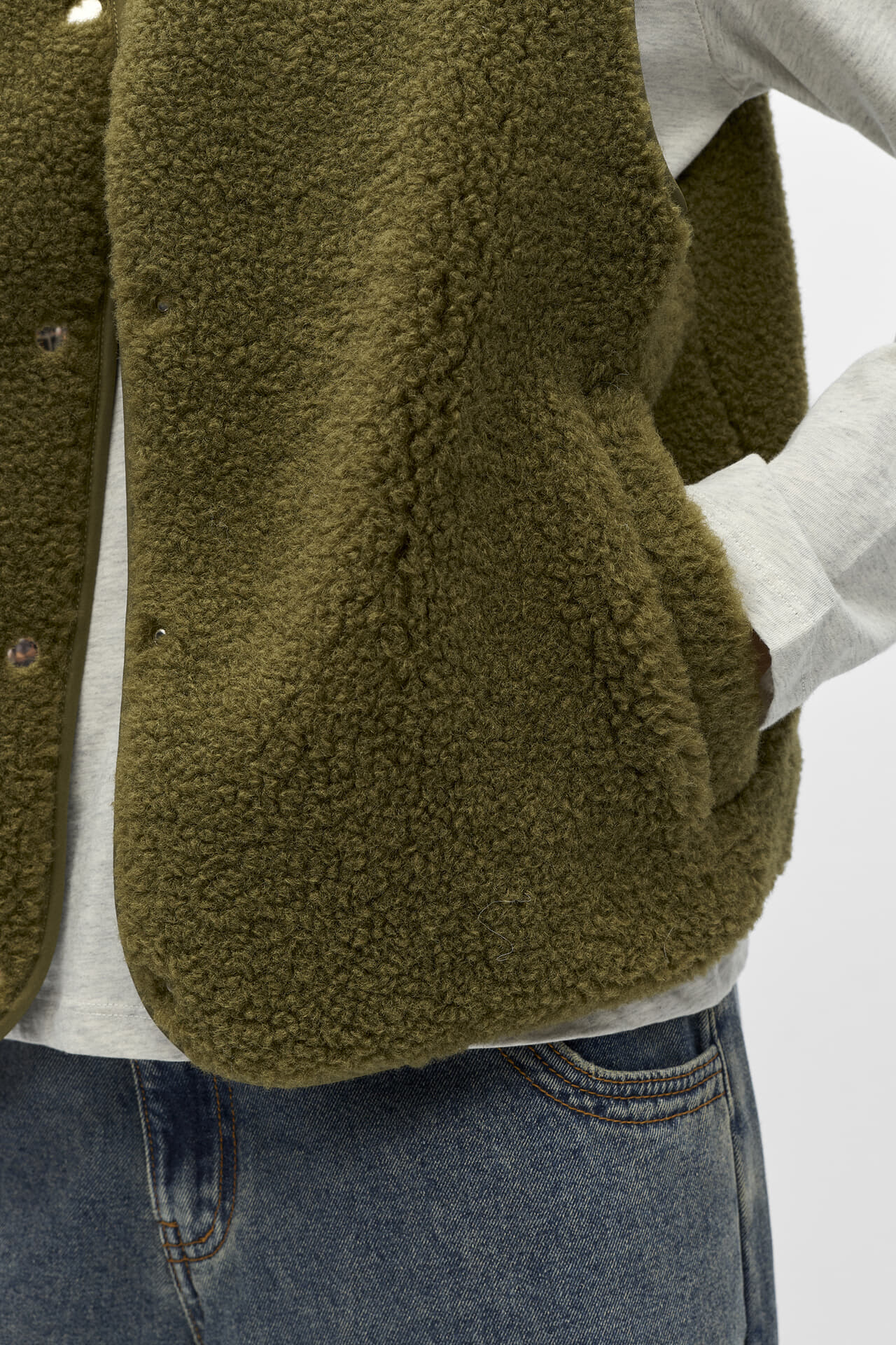 Object Gilet Ella Army dames