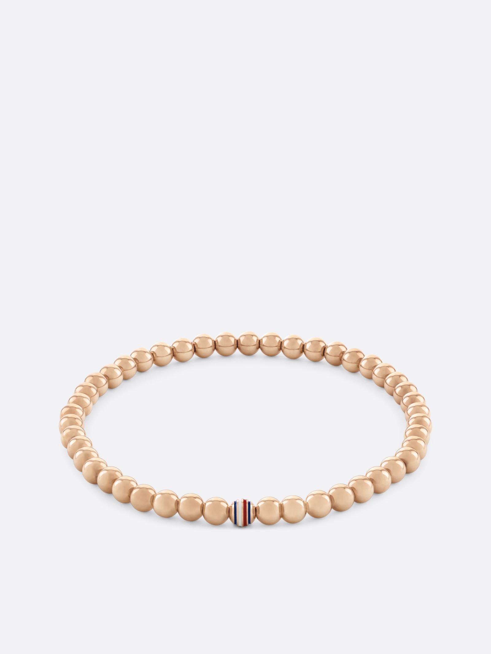 Tommy Hilfiger Rosévergulde armband met Signature bedel