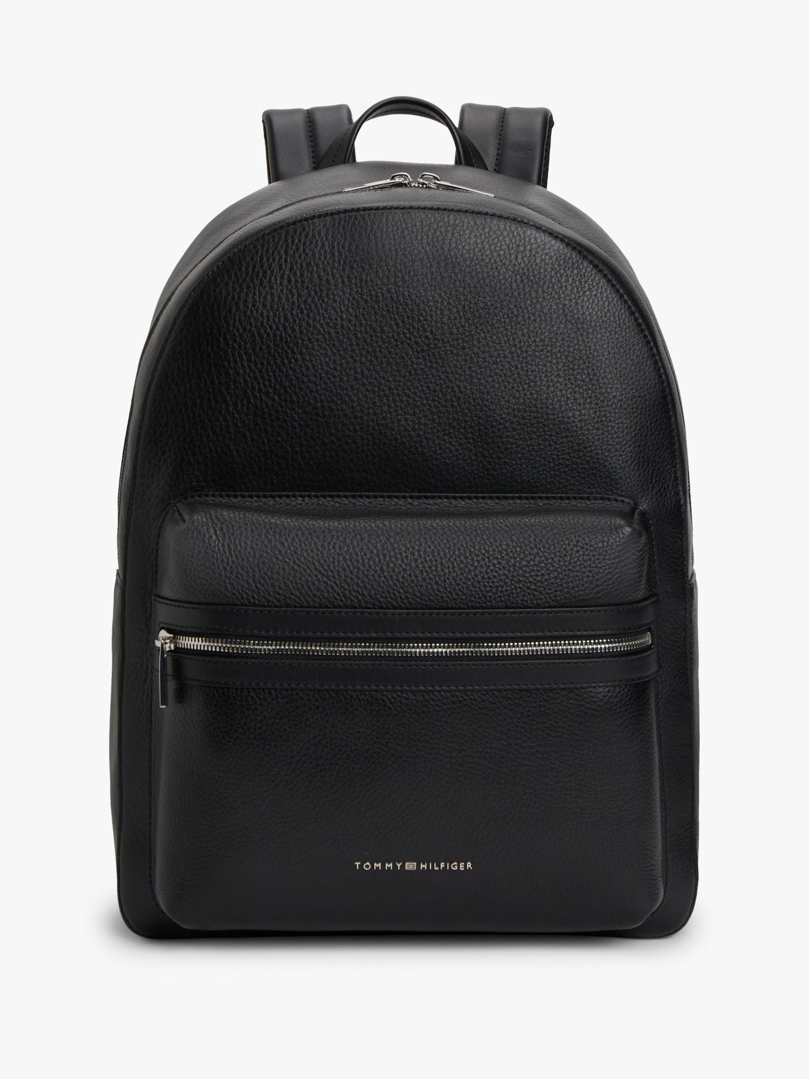 Tommy Hilfiger TH Business Premium leren rugzak met bol design