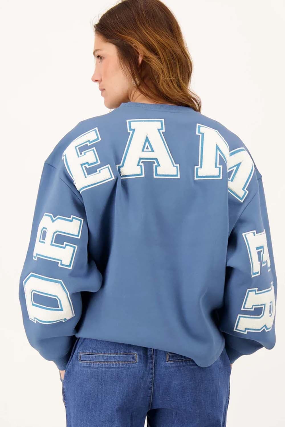 Zusss Sweater Blauw dames