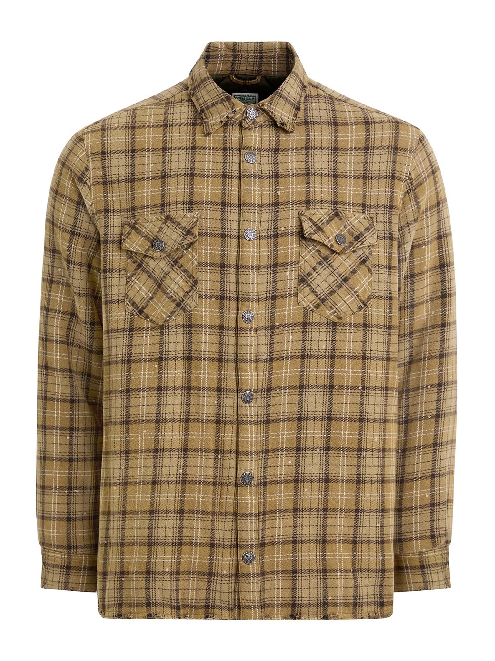 Guess Flanellen Shirt in beige