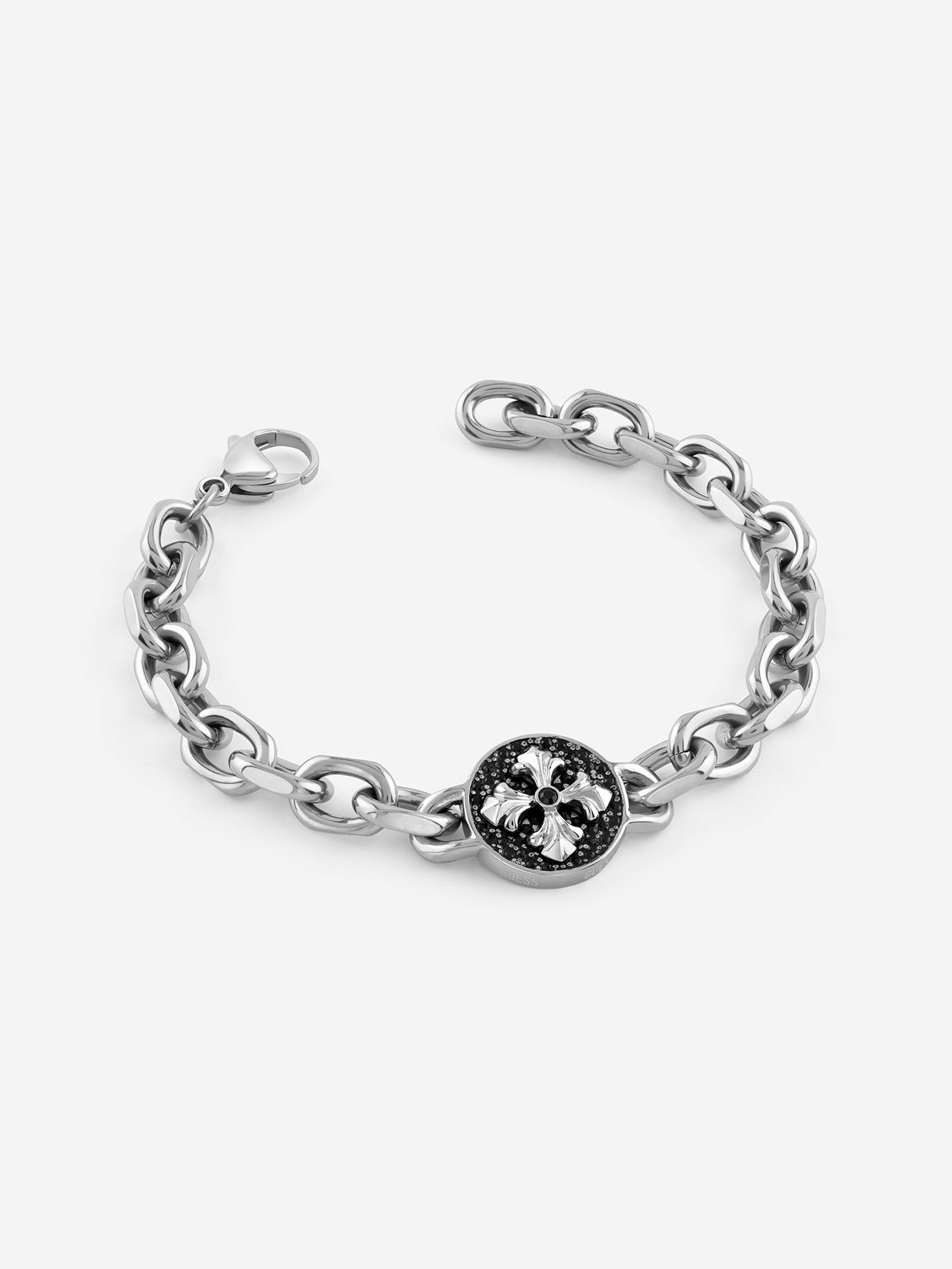 Guess Savage Rebel Armband in zilver