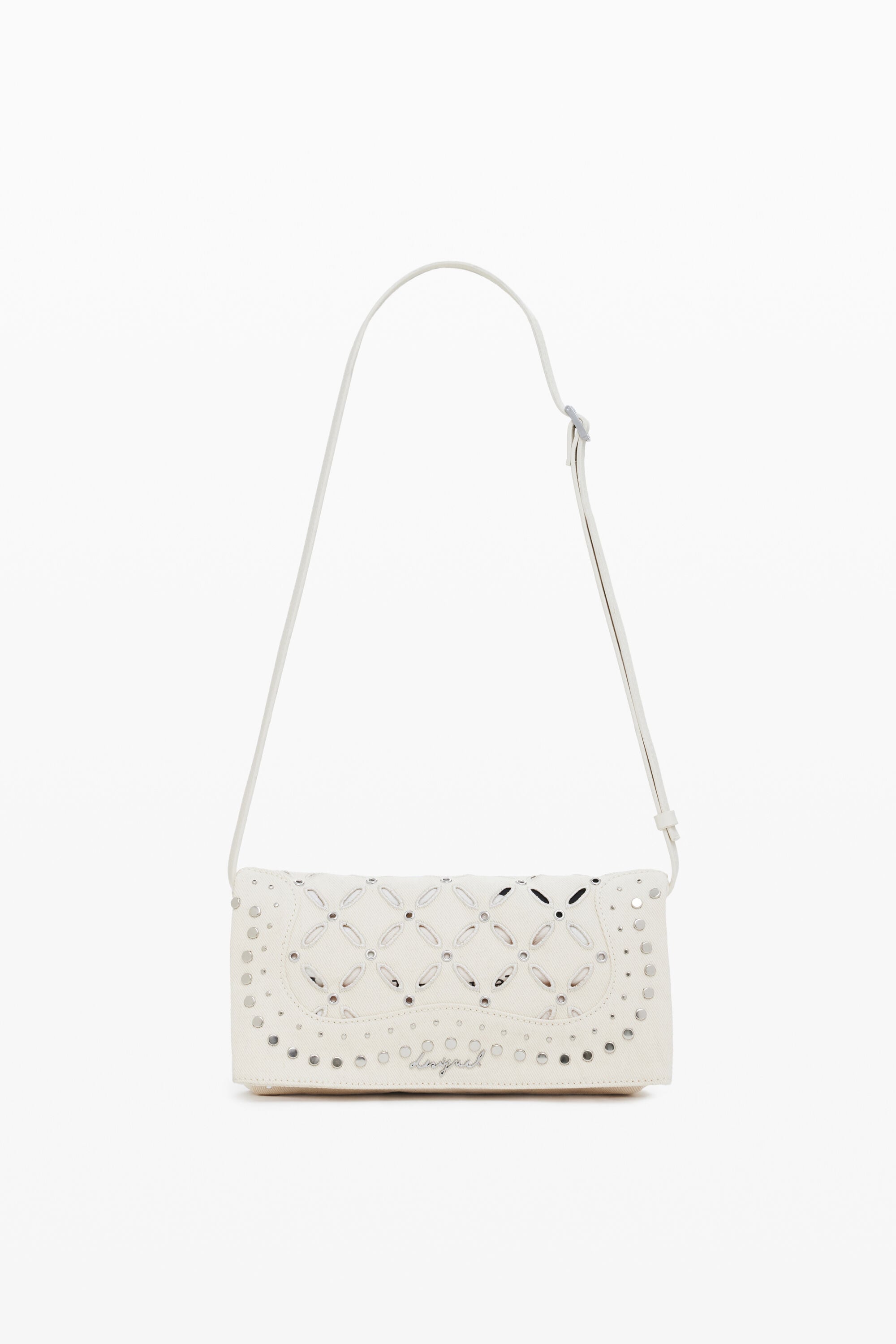 Desigual Middelgrote tas met geperforeerde flap