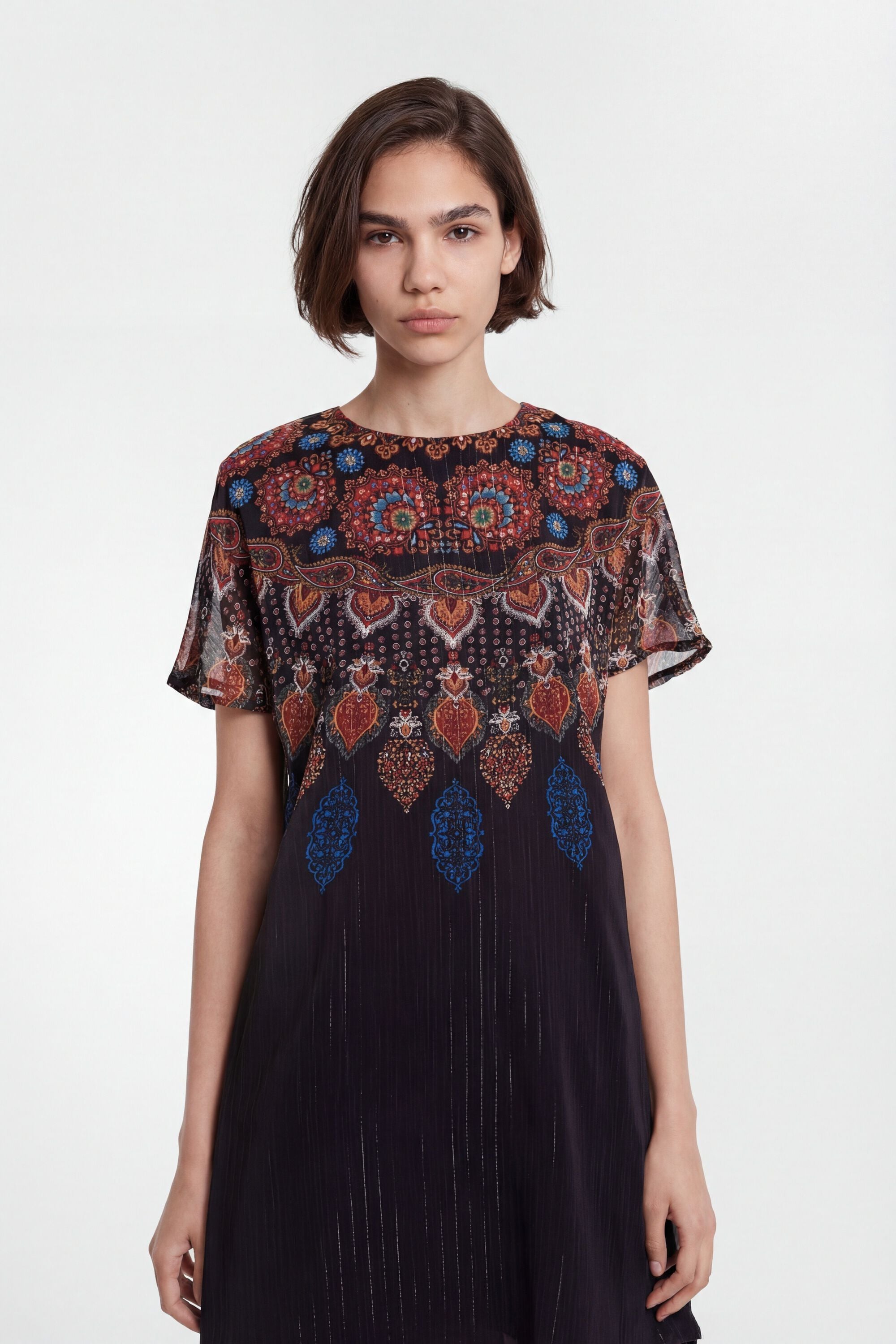 Desigual Kort jurkje met mandala’s