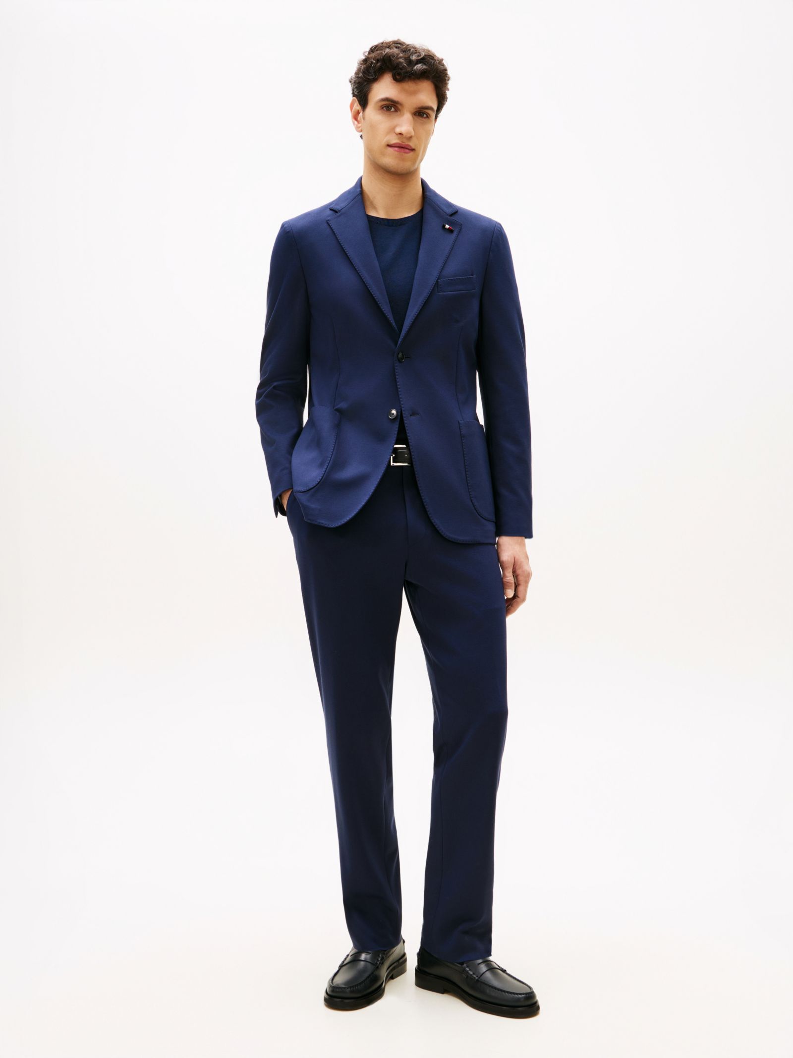 Tommy Hilfiger Jersey broek met geperste vouw