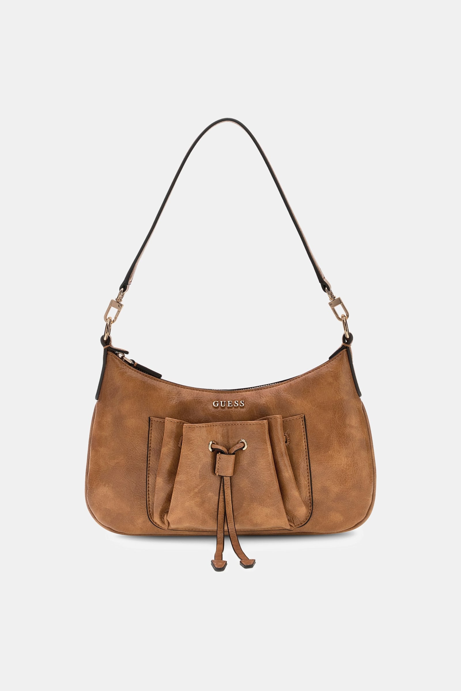 Guess Theodora Mini Schoudertas in bruin