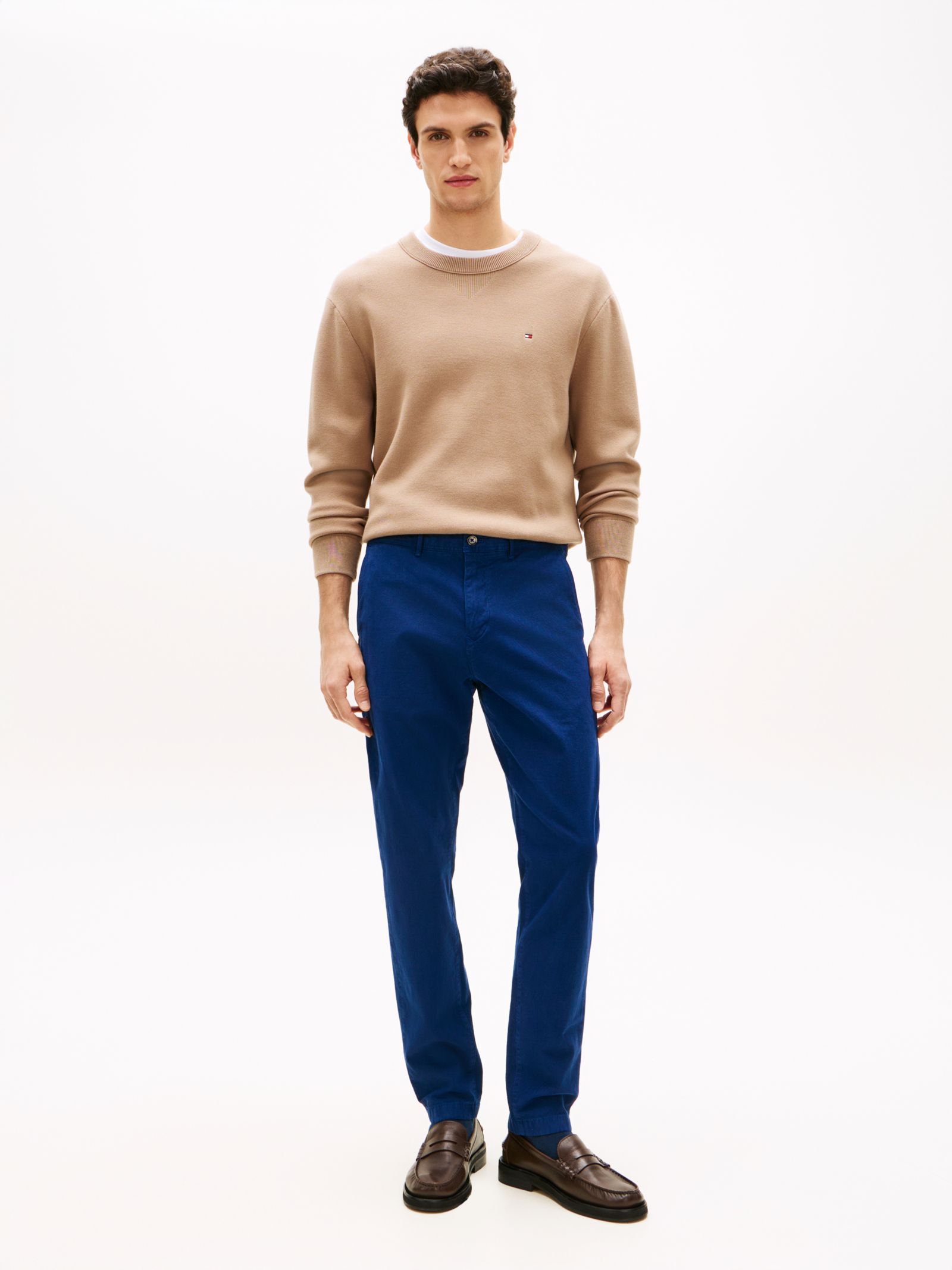 Tommy Hilfiger Harlem Tapered Broek met wassing
