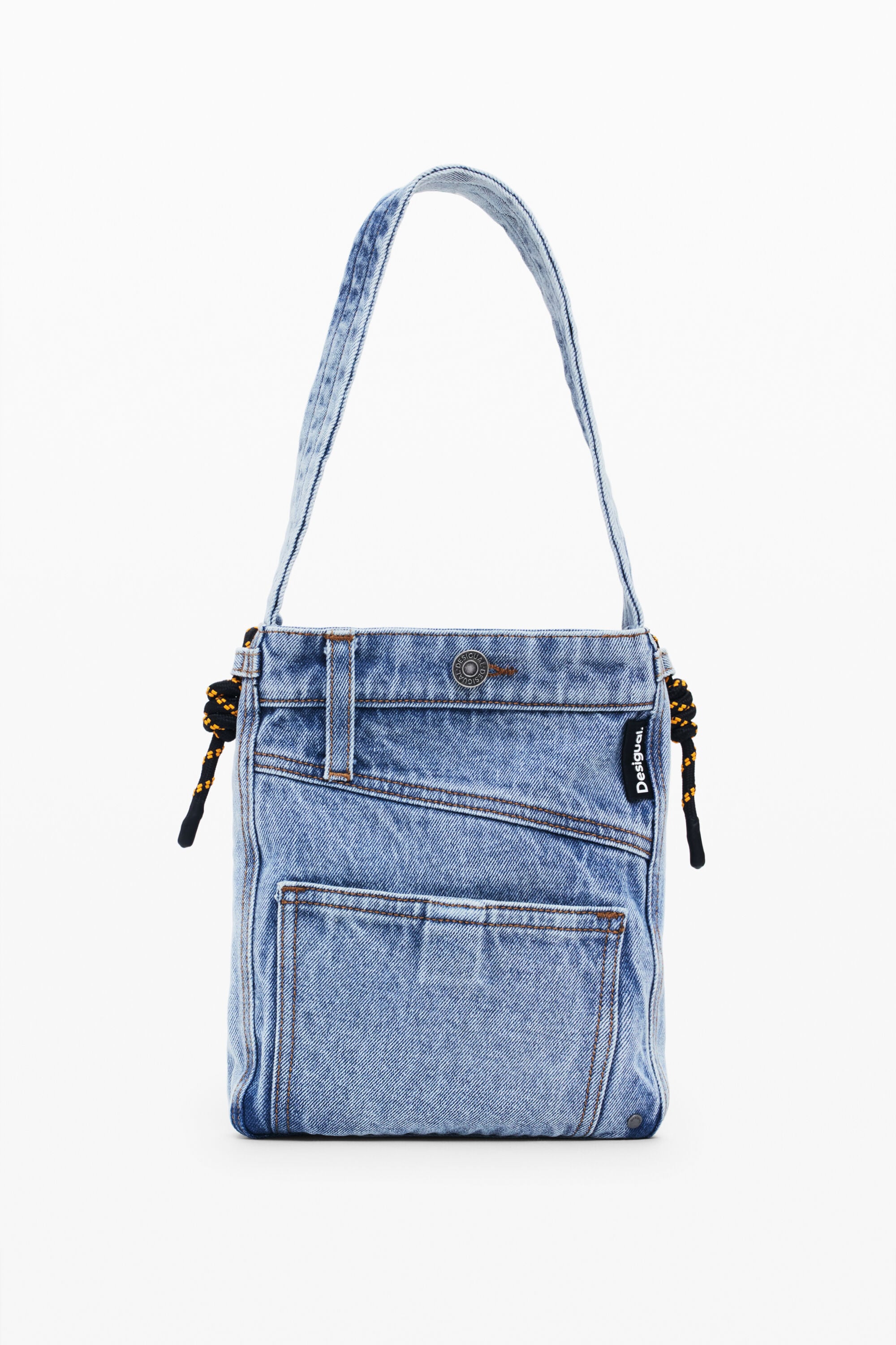 Desigual Middelgrote denim tote tas