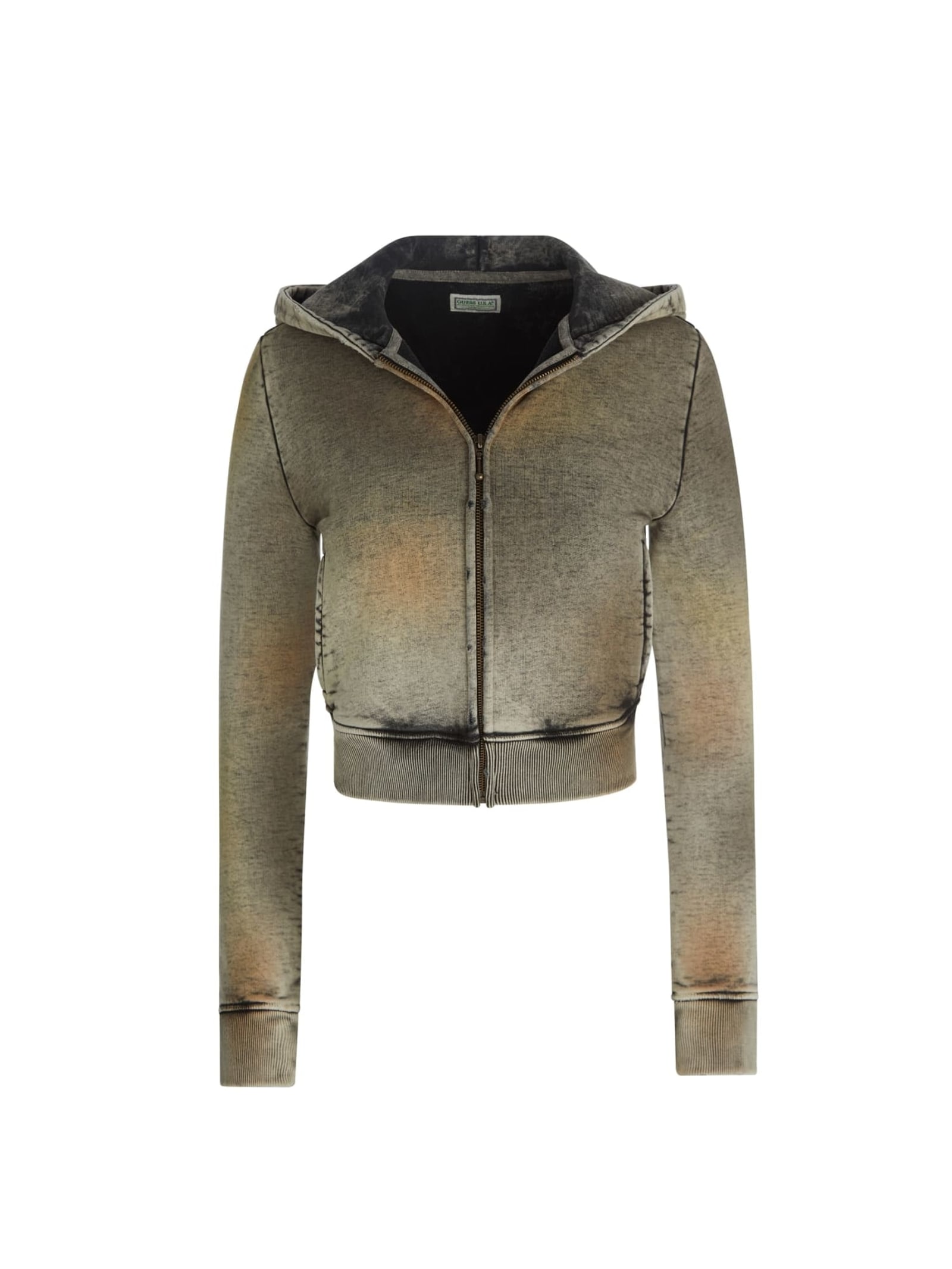 Guess Sweatshirt Met Strass in grijs