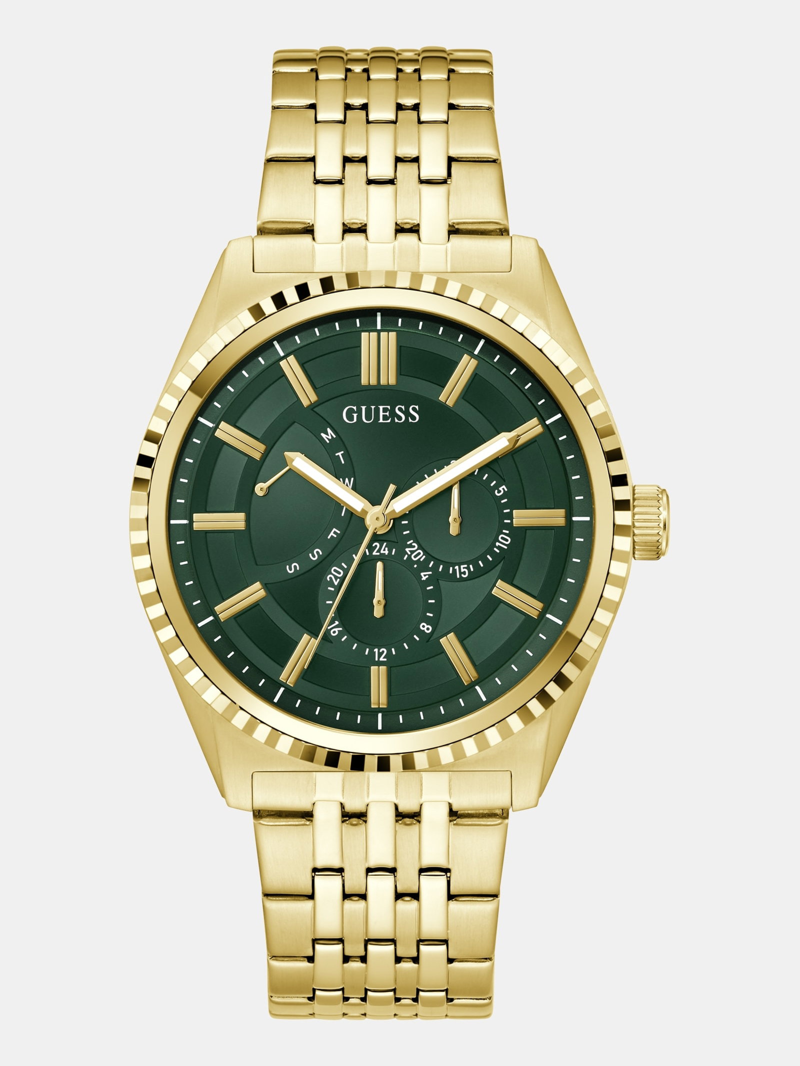 Guess Multifunctioneel Horloge Van Roestvrij Staal 43,5 Mm