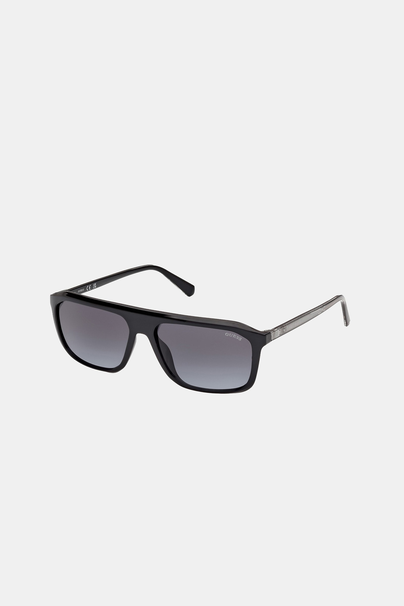 Guess Rechthoekige Zonnebrillen for men in zwart
